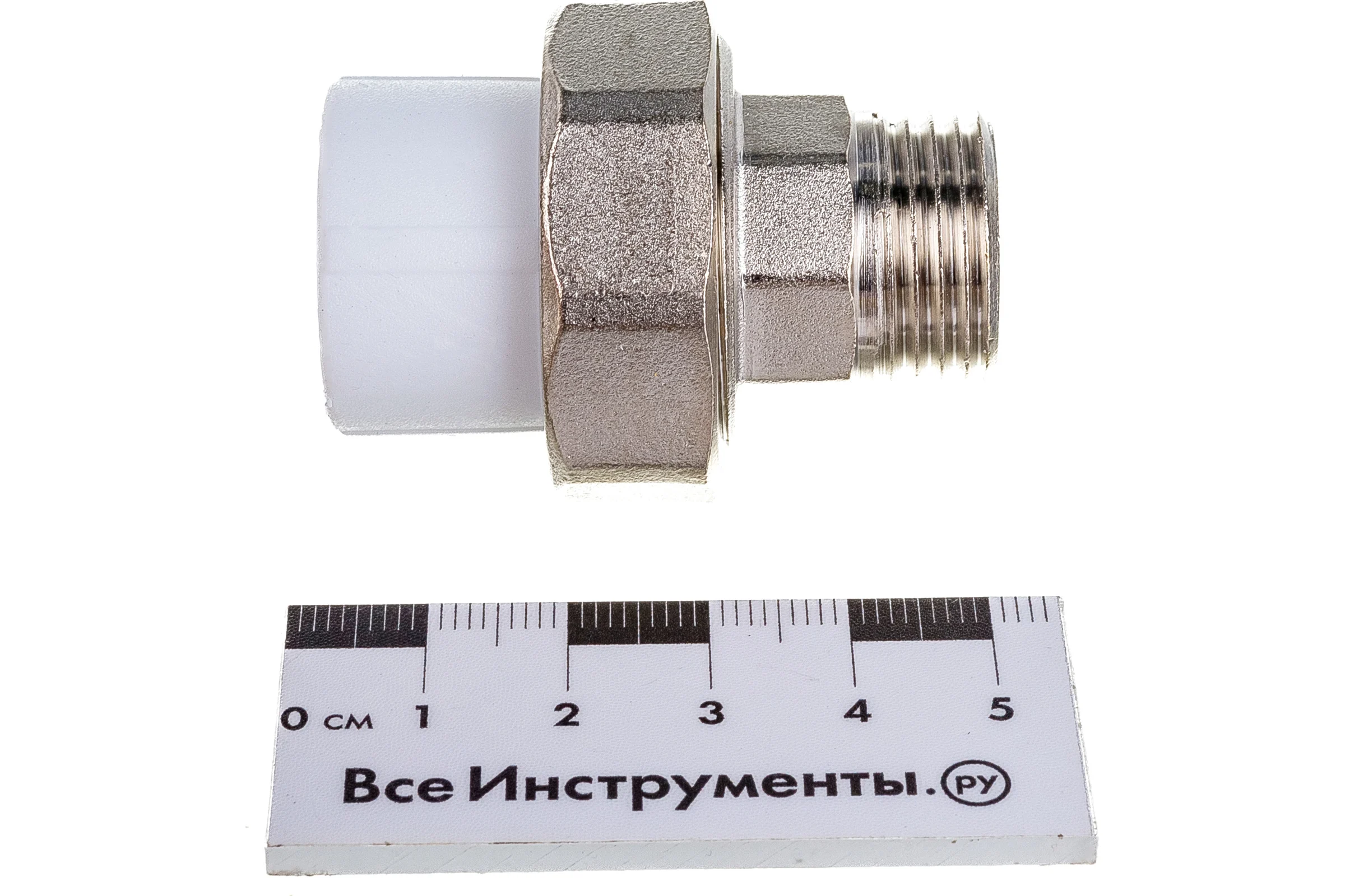 Комбинированная муфта VALFEX PP-R белая, разъем 20х1/2 дюйма НР 10156015 127-0220