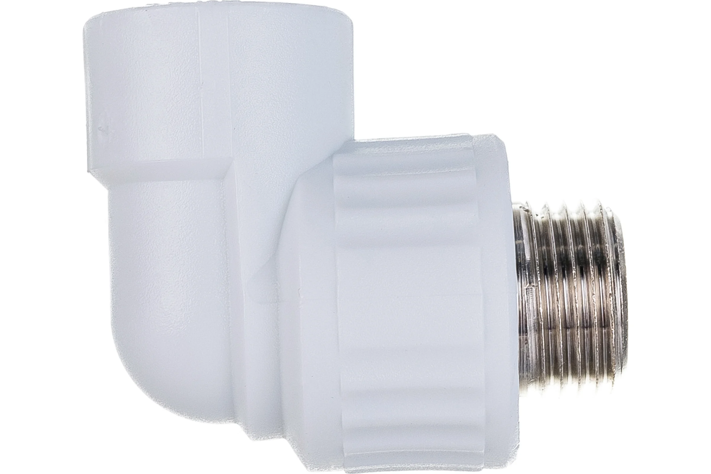 Комбинированный угольник VALFEX PP-R белый, 20х1/2 дюйма НР 10126020 127-0592