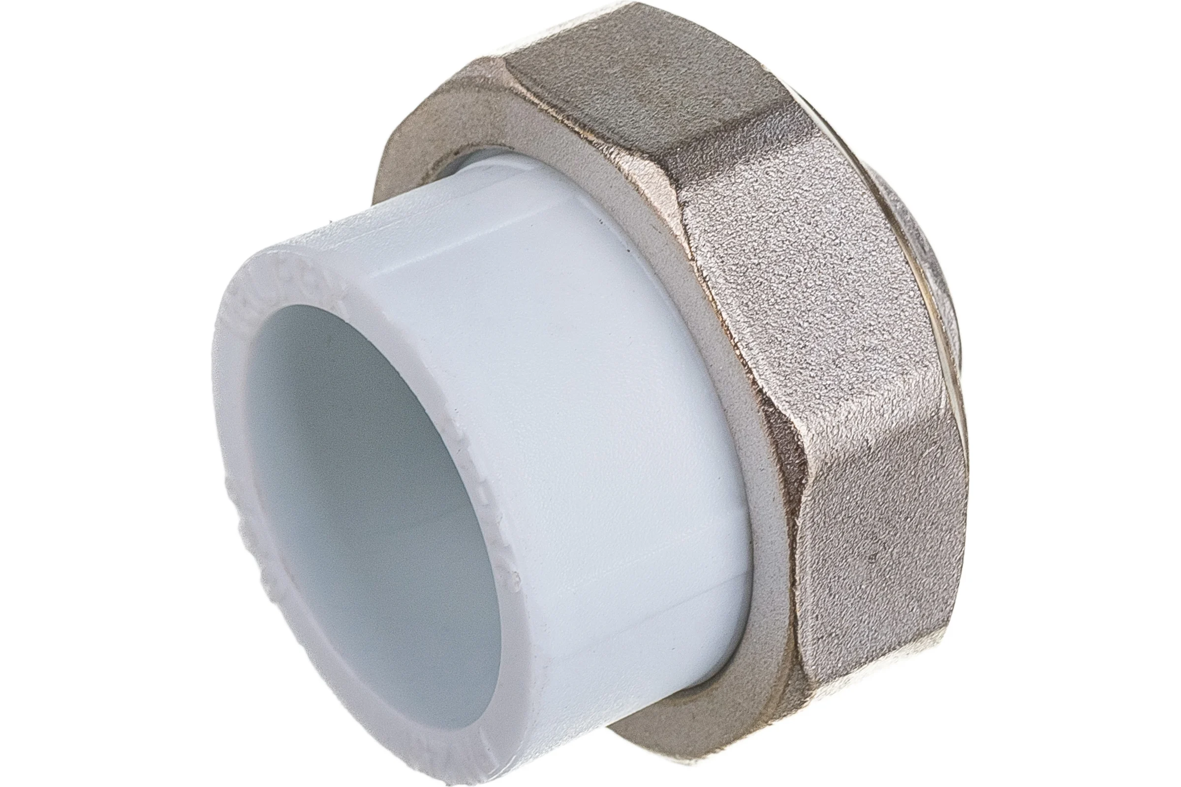 Комбинированная муфта VALFEX PP-R белая, разъем 32х1/2 дюйма ВР 10155215 127-1644