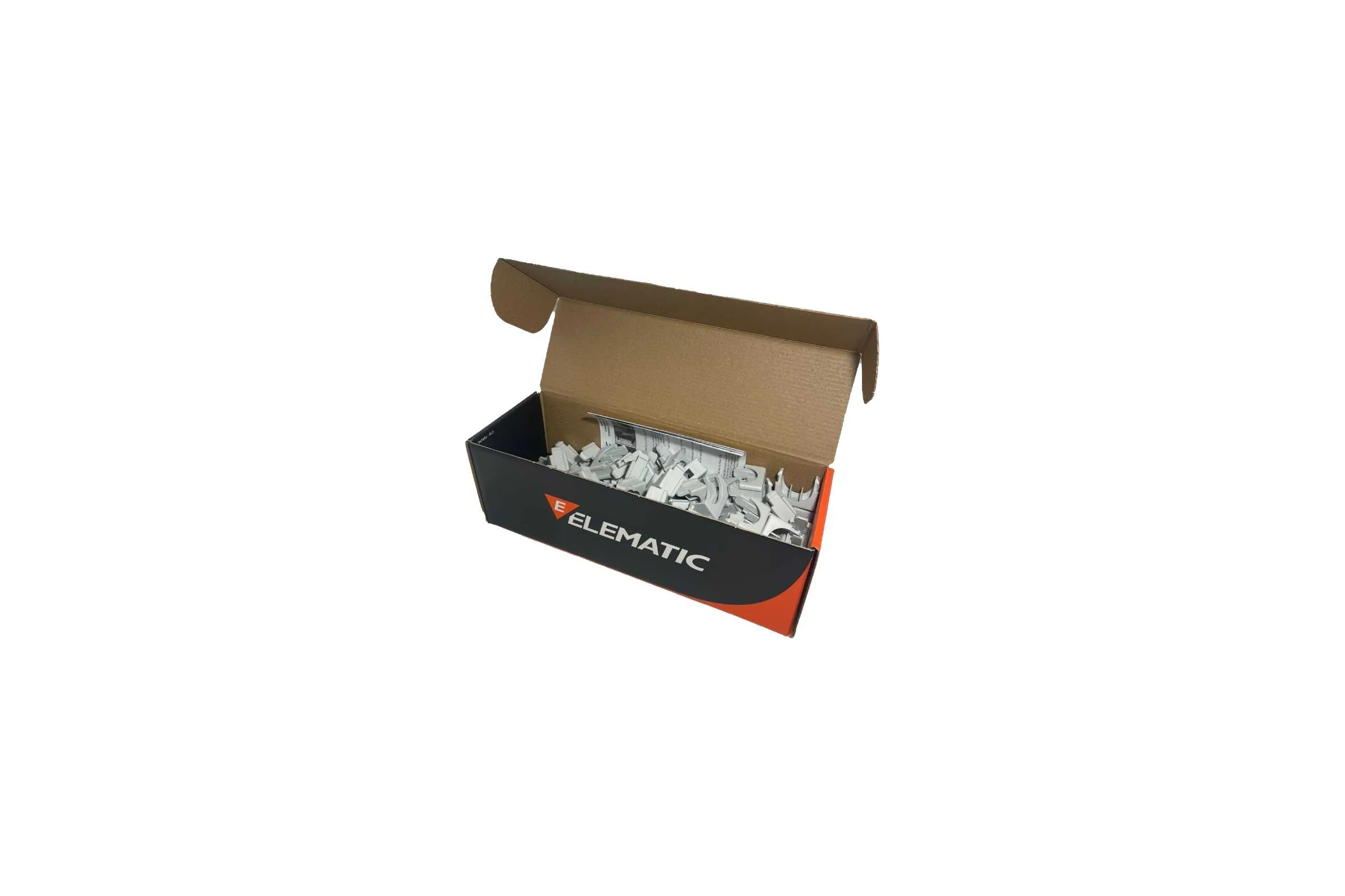 Пластиковый фиксатор для полипропиленовых труб ELEMATIC ECAV 25 d=20-25 мм, 50 шт. 13501025