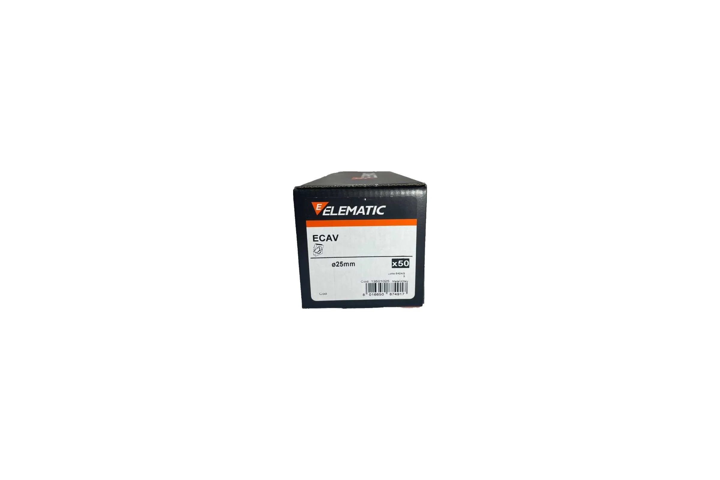 Пластиковый фиксатор для полипропиленовых труб ELEMATIC ECAV 25 d=20-25 мм, 50 шт. 13501025