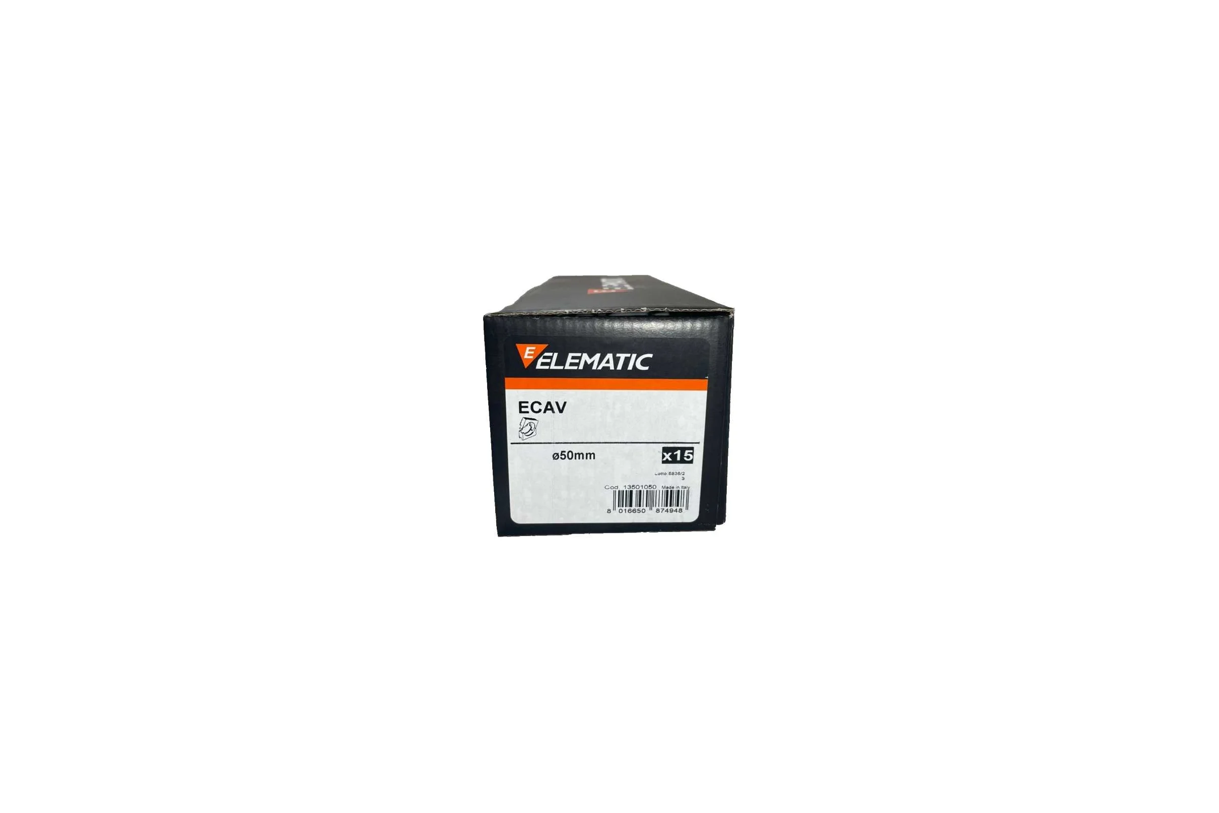 Пластиковый фиксатор для полипропиленовых труб ELEMATIC ECAV 50 d=40-60 мм, 15 шт. 13501050