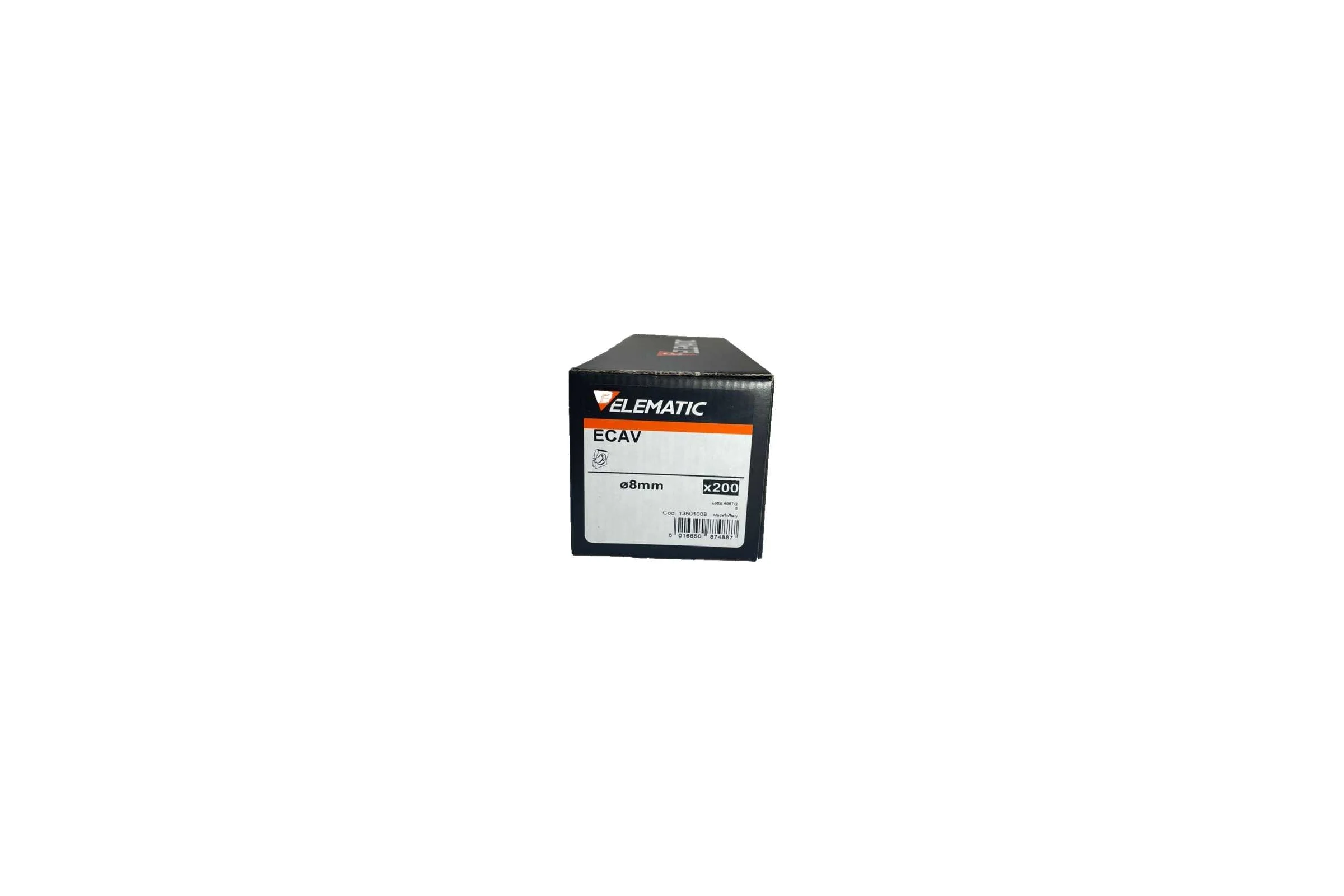 Пластиковый фиксатор для полипропиленовых труб ELEMATIC ECAV 8 d=4-8 мм, 200 шт. 13501008