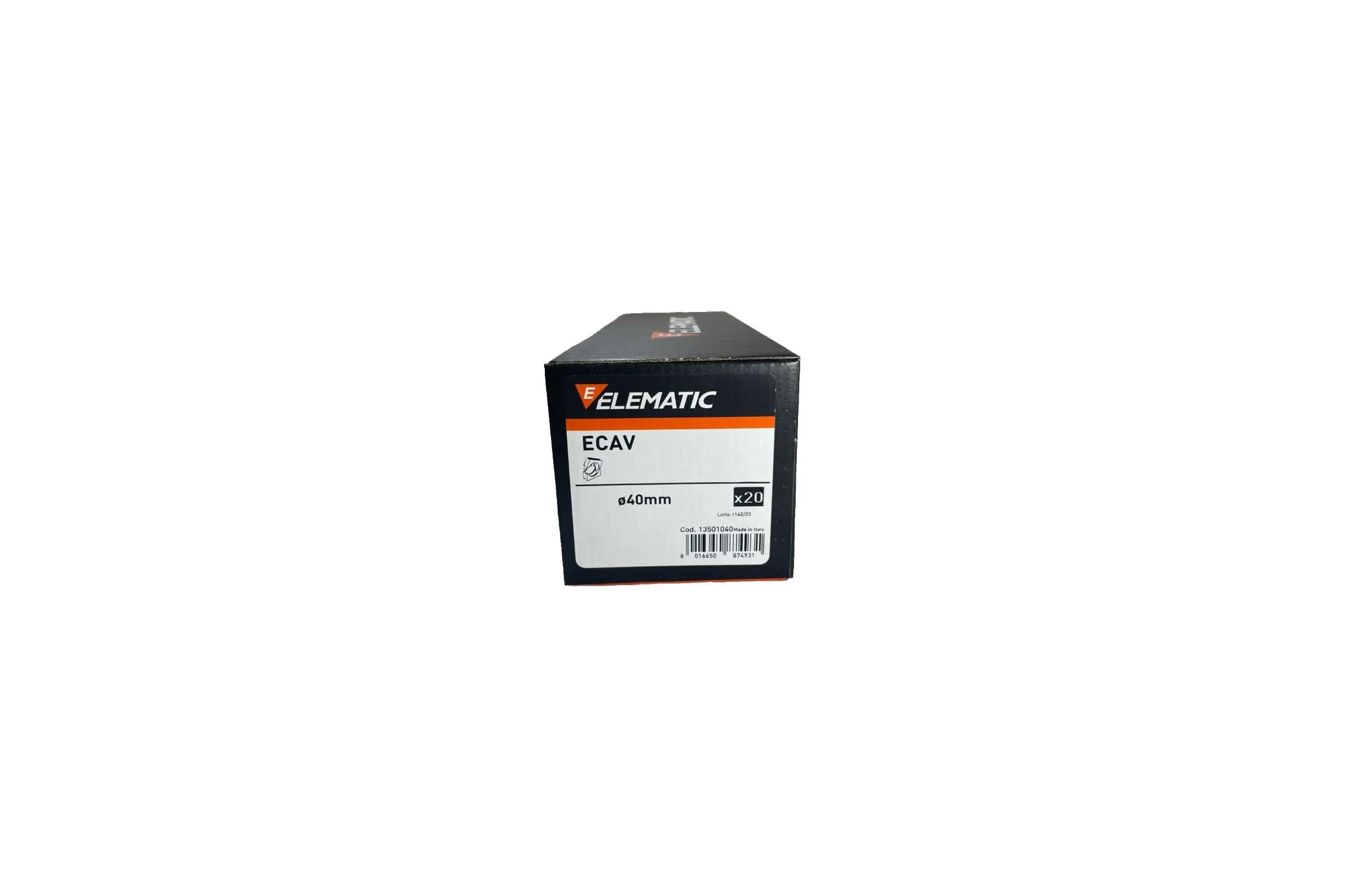 Пластиковый фиксатор для полипропиленовых труб ELEMATIC ECAV 40 d=32-40 мм, 20 шт. 13501040