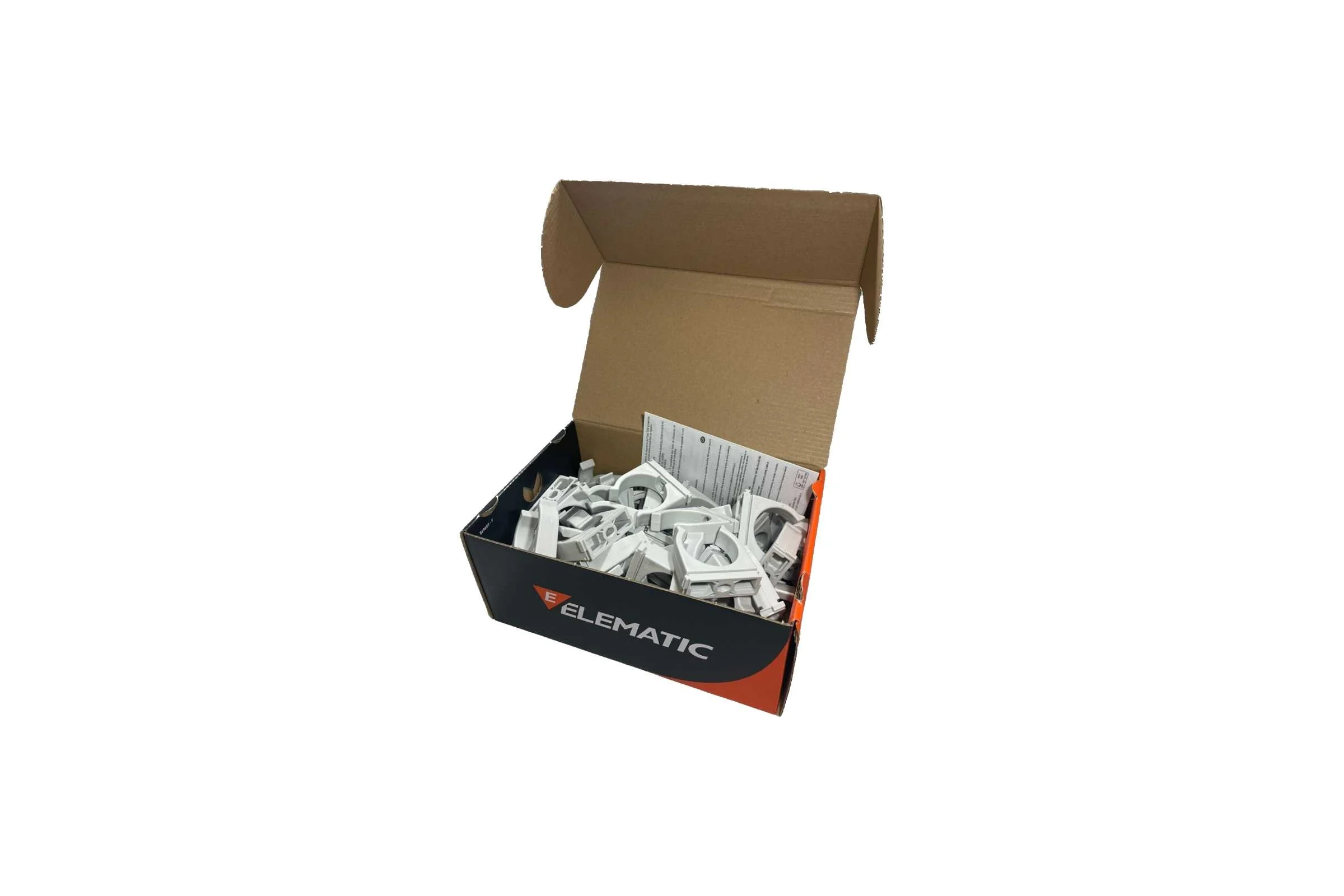 Пластиковый фиксатор для полипропиленовых труб ELEMATIC ECLIP d=40 мм, 50 шт. 13502140