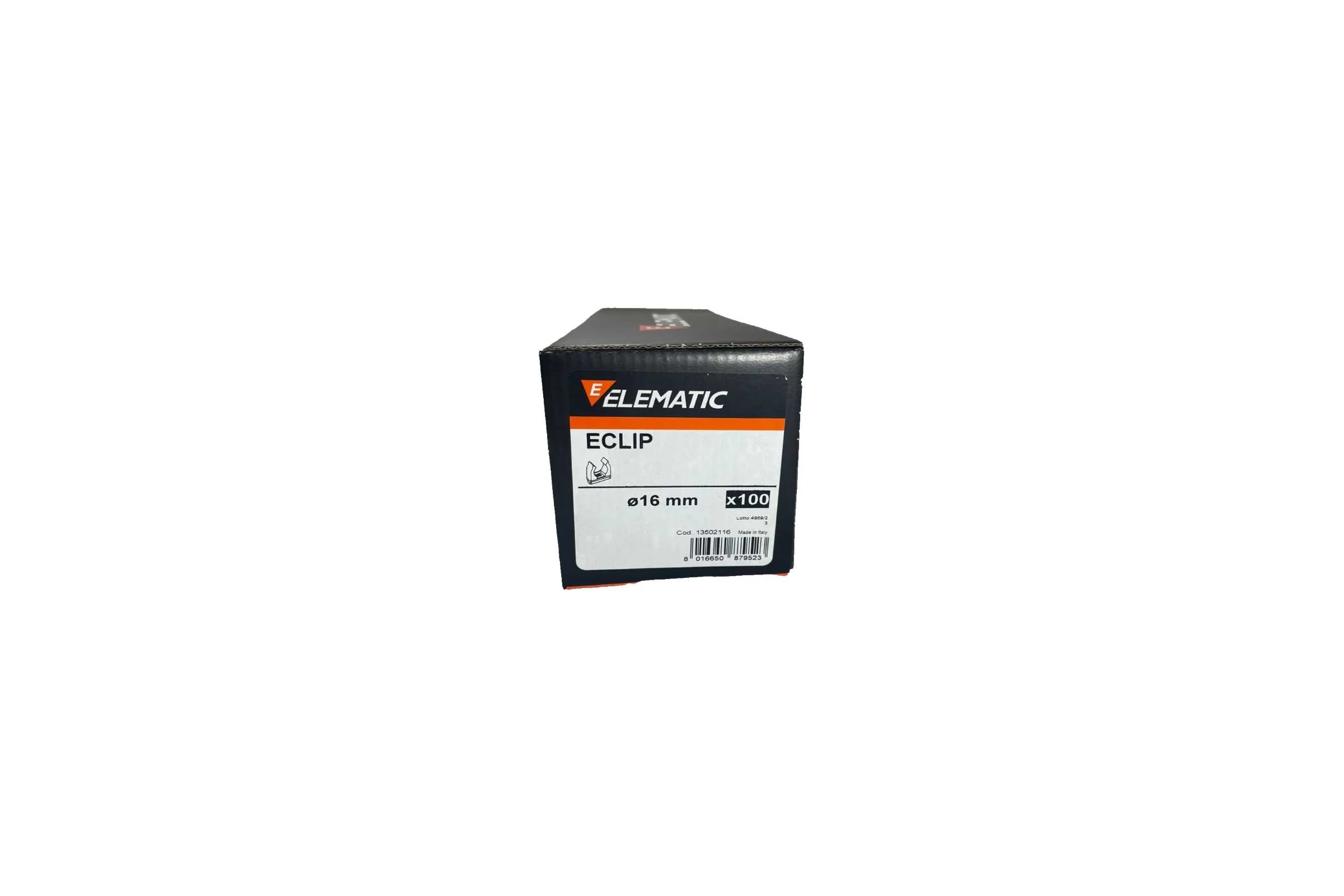 Пластиковый фиксатор для полипропиленовых труб ELEMATIC ECLIP d=16 мм, 100 шт. 13502116