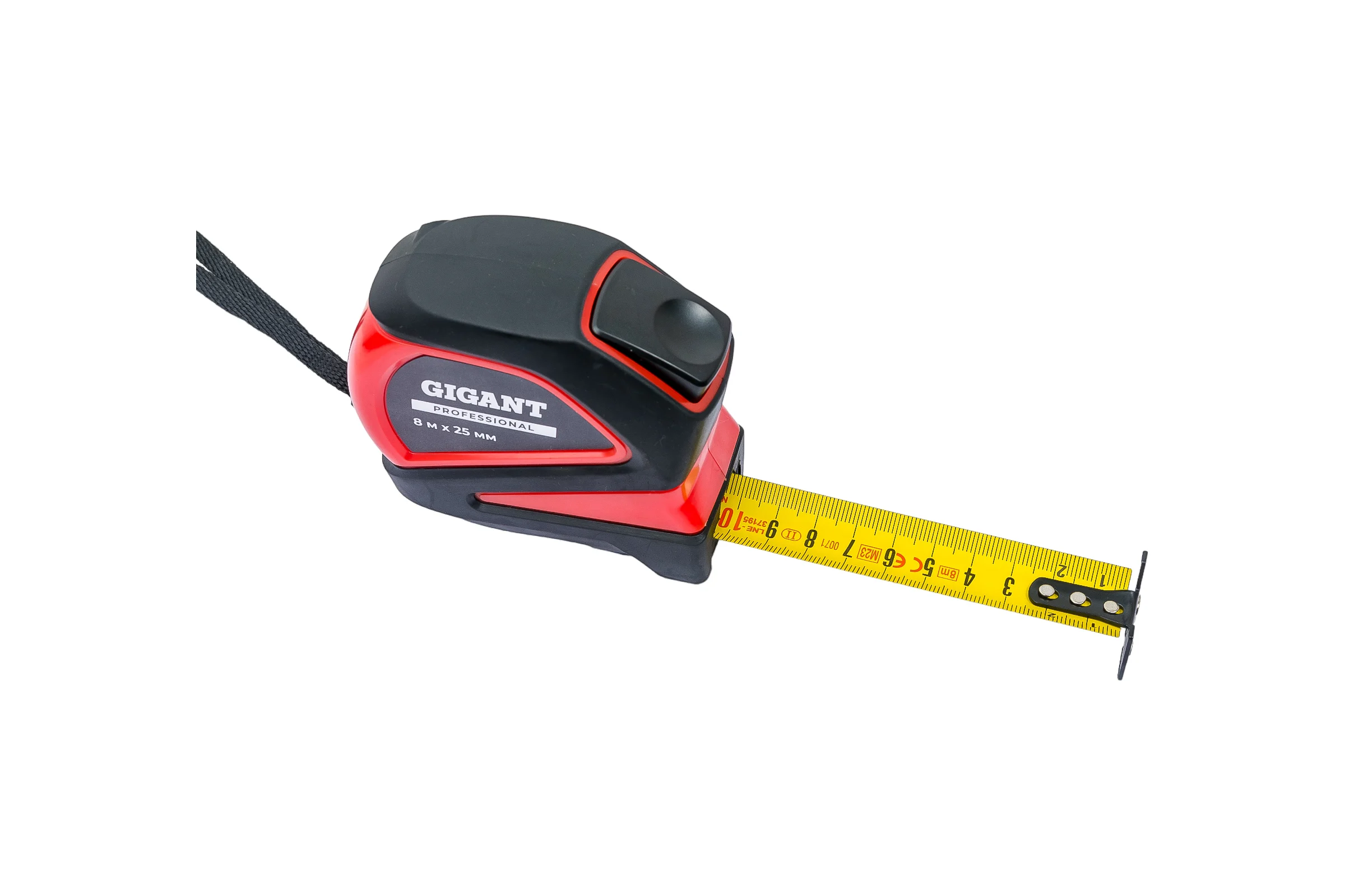 Рулетка Gigant Professional с магнитным зацепом 8м 25мм GPGW-09