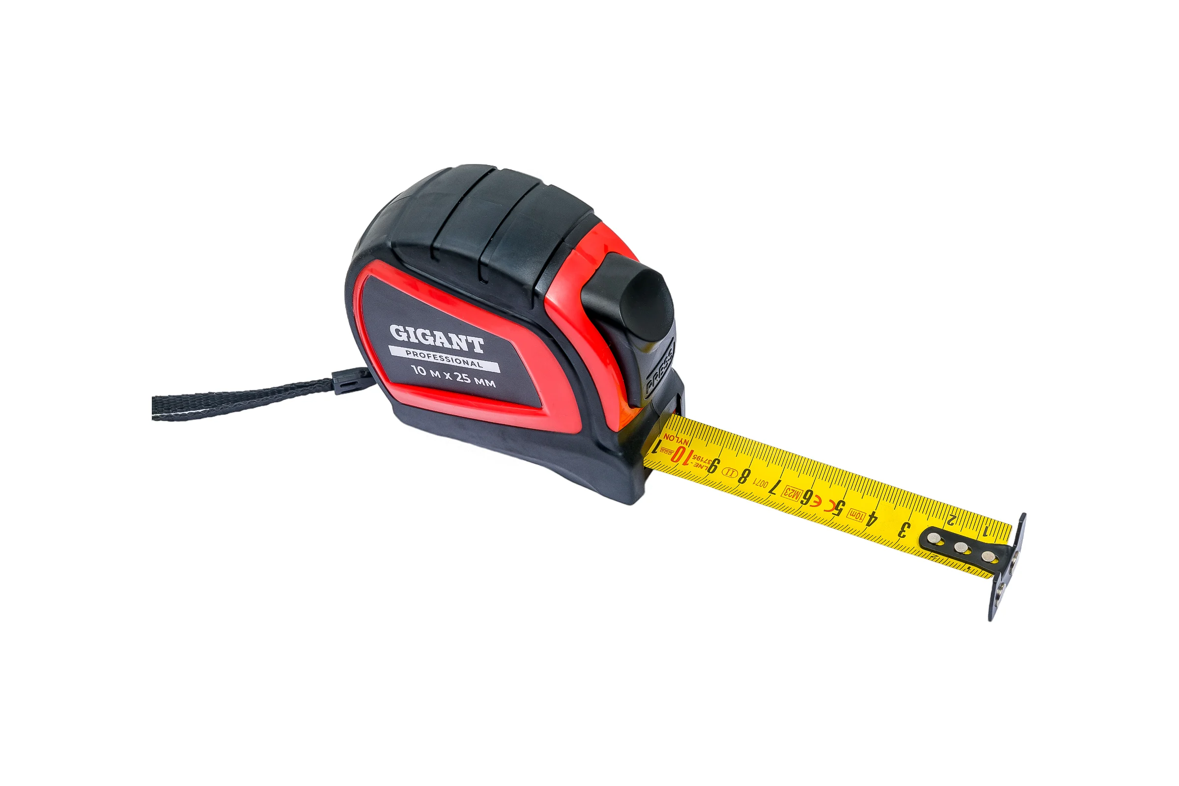 Рулетка Gigant Professional с автостопом 10м 25мм GPGW-05
