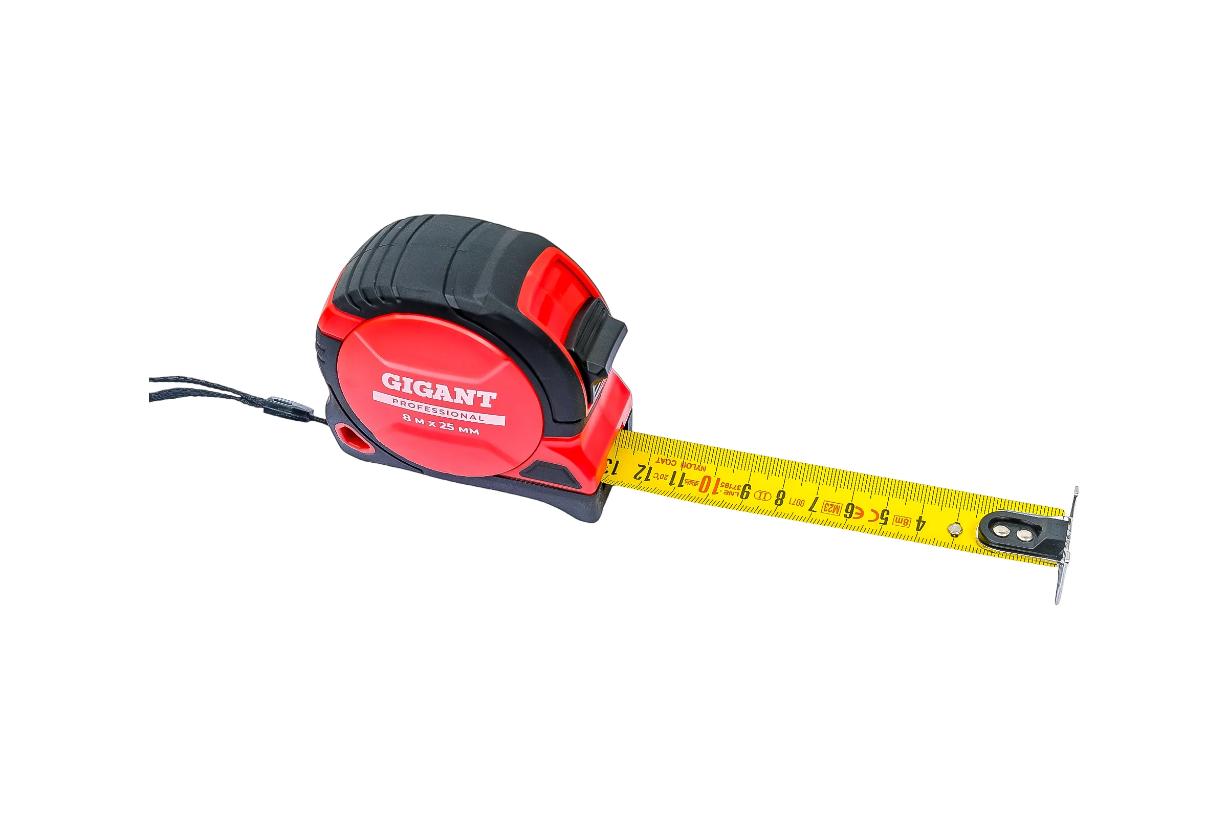 Рулетка Gigant Professional с магнитным зацепом 8м 25мм GPGW-12