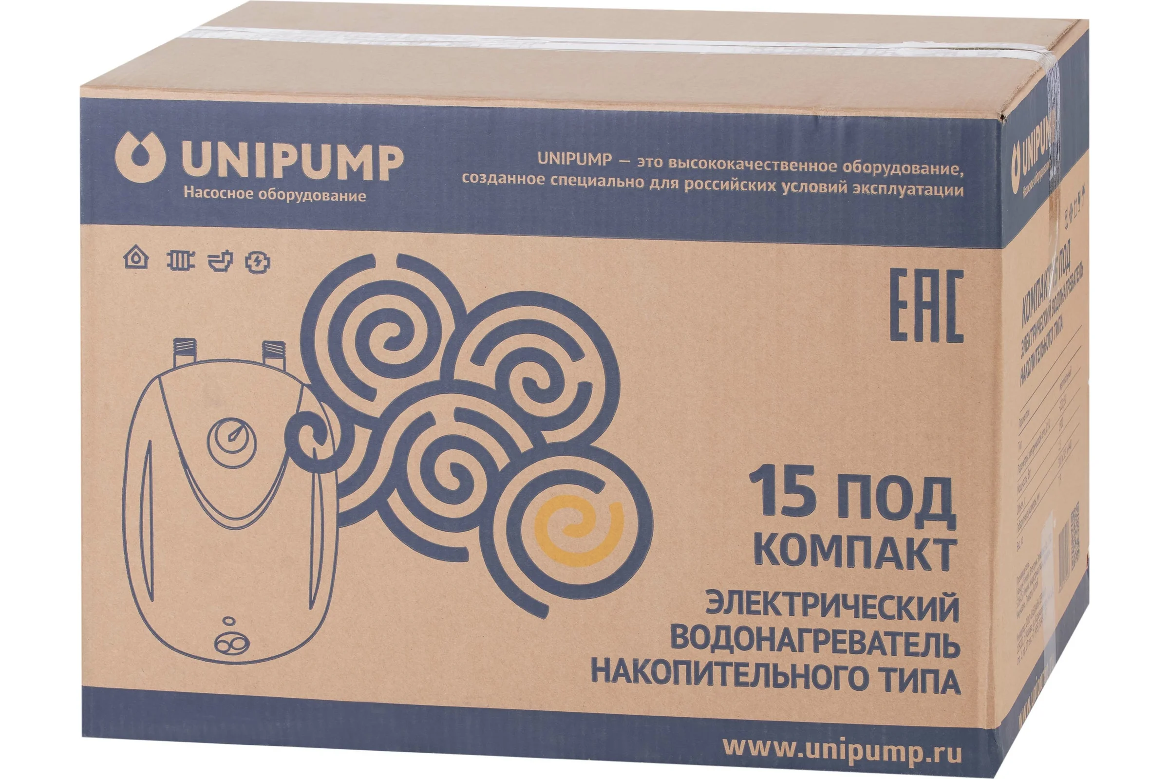 Водонагреватель Unipump накопительного типа КОМПАКТ 15 под 95663