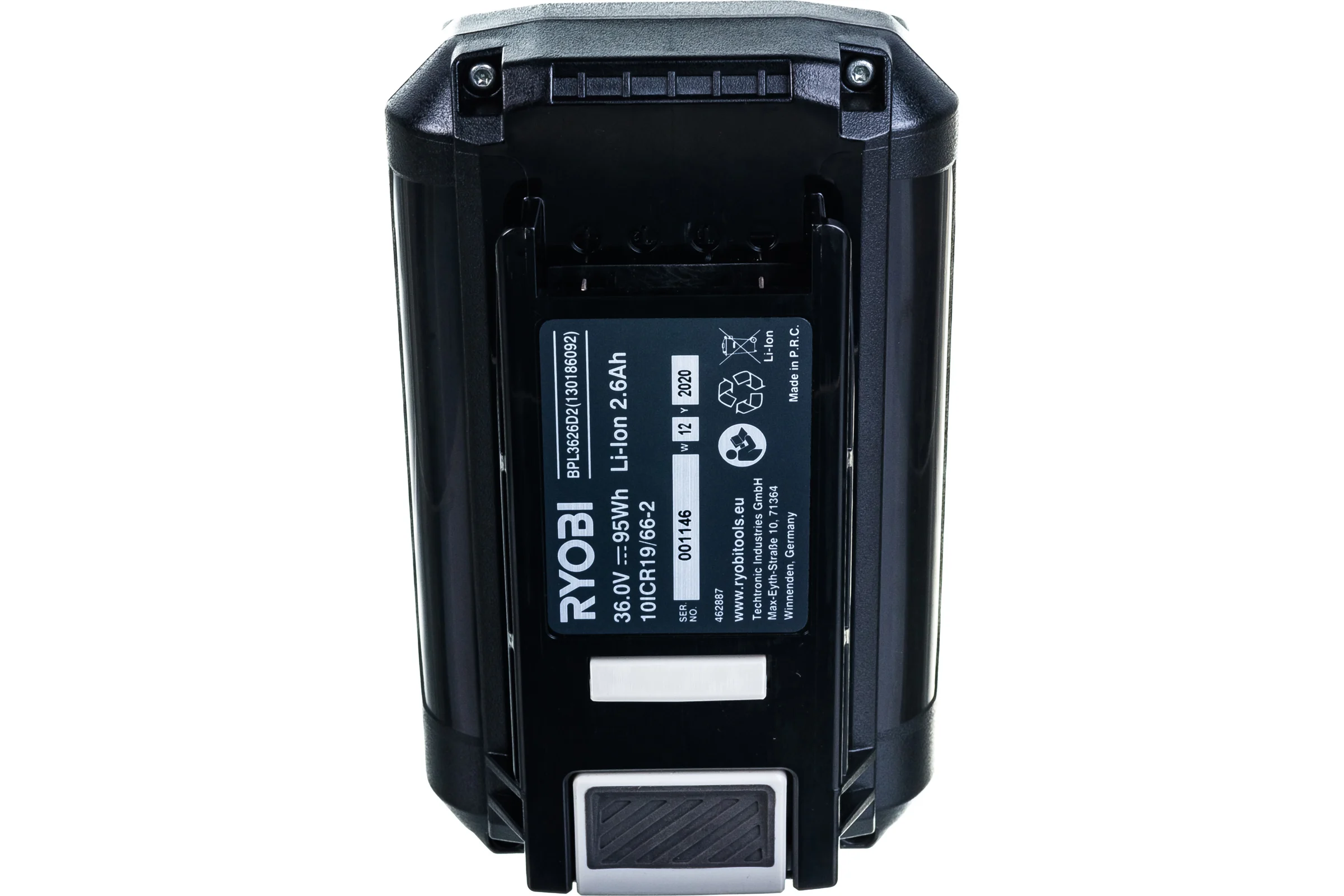Аккумуляторная батарея (36В; 2.6 Ач; Lithium+) Ryobi BPL3626D2 5133004386