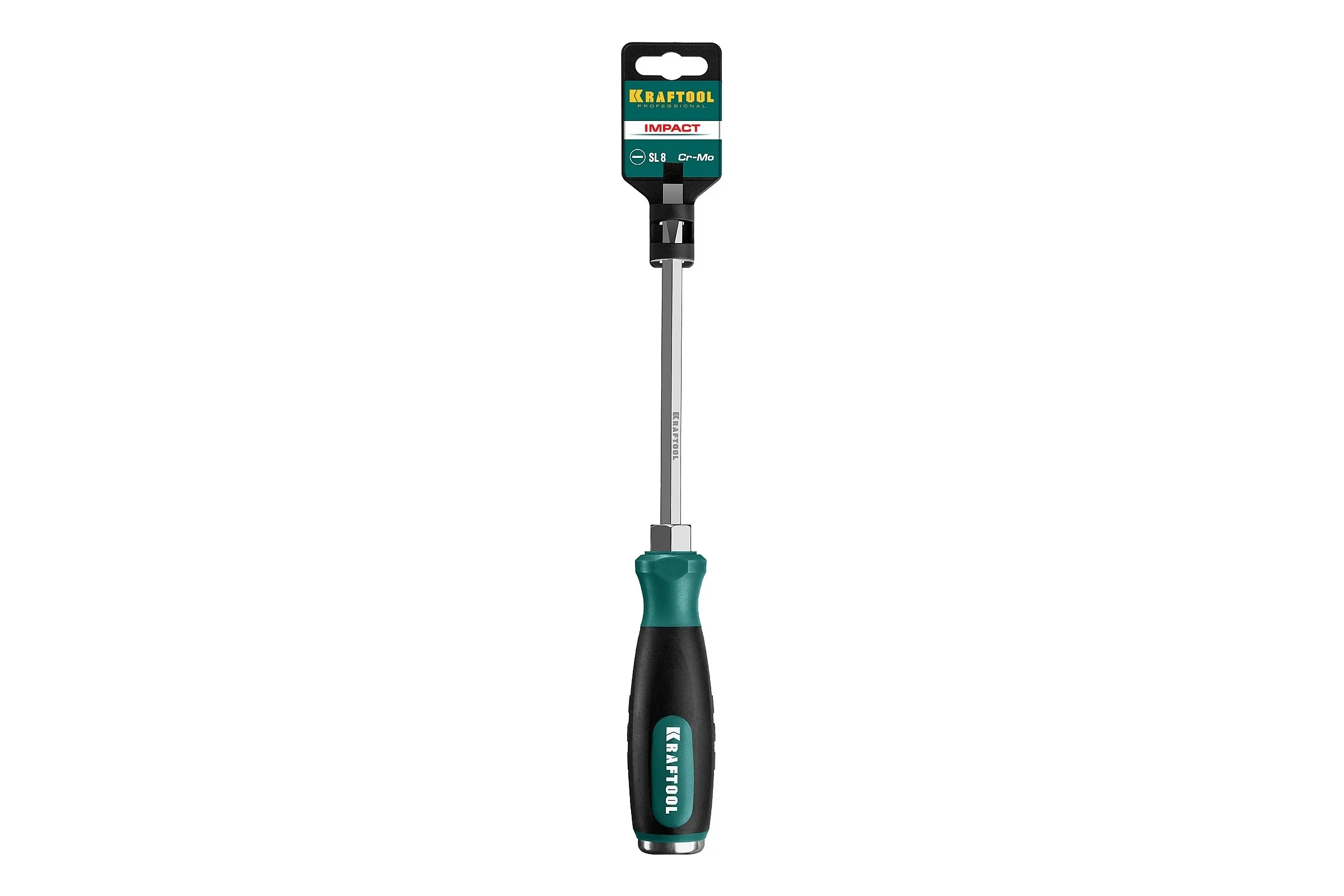 Ударная отвертка KRAFTOOL Impact, сквозной стержень из CrMo стали, 250033-8