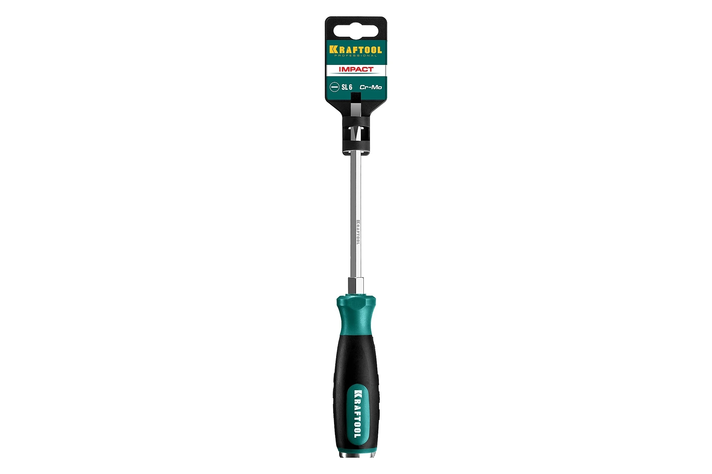Ударная отвертка KRAFTOOL Impact стержень из CrMo стали, 250033-6