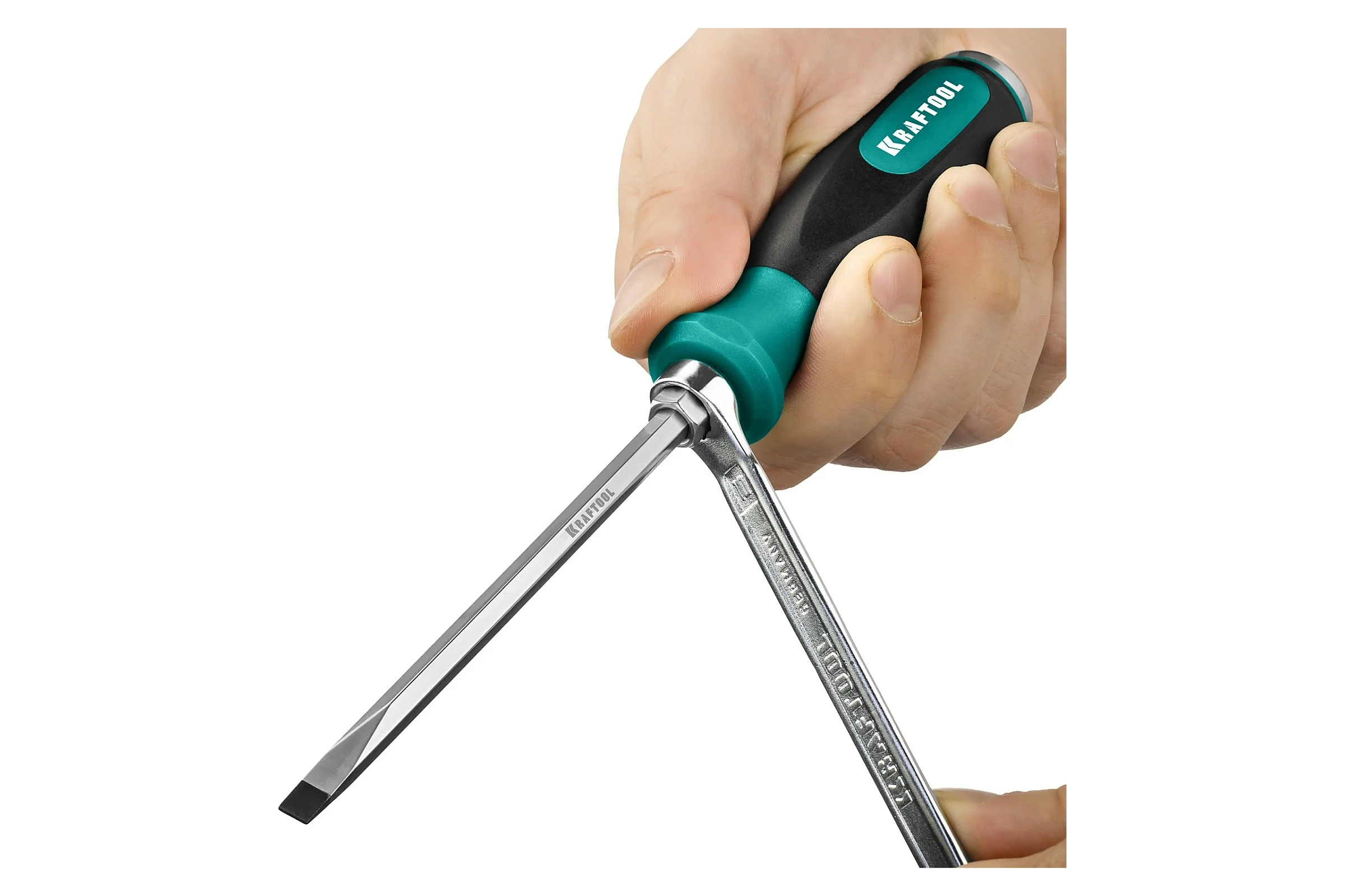 Ударная отвертка KRAFTOOL Impact стержень из CrMo стали, 250033-6