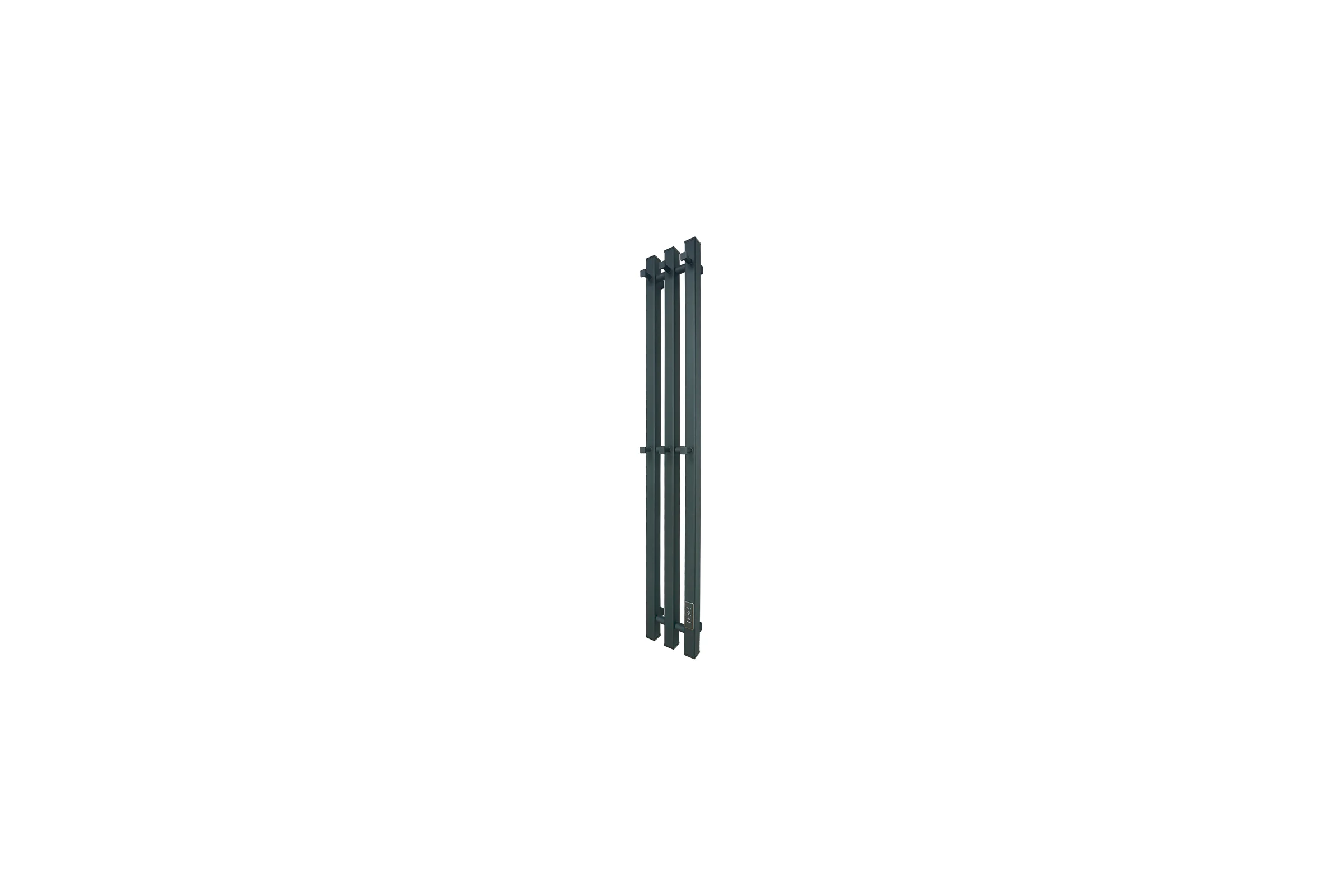 Полотенцесушитель Melodia della vita Etude Electro Ferrum 120x15 П3 6 крючков MTREEF12015bk черный 18313