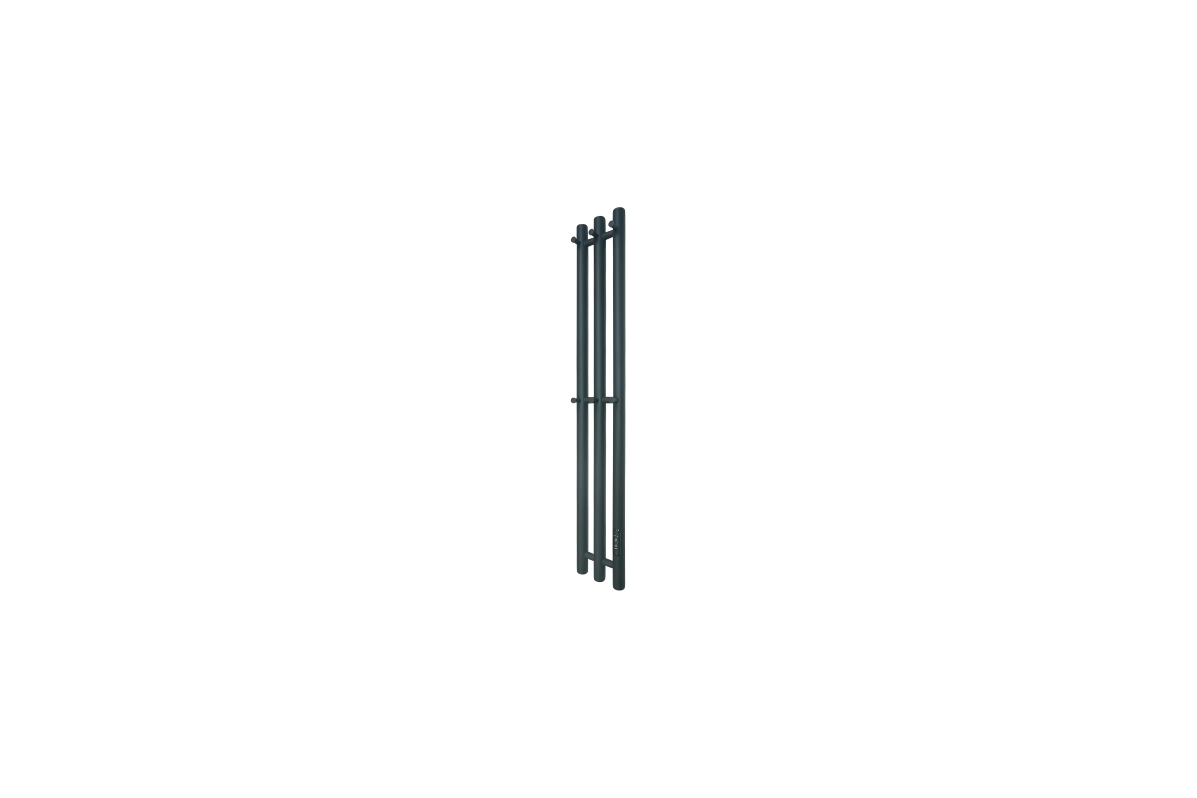 Полотенцесушитель Melodia della vita Blues Electro Ferrum 100x15 П3 6 крючков MTRBEF10015bk черный 18297