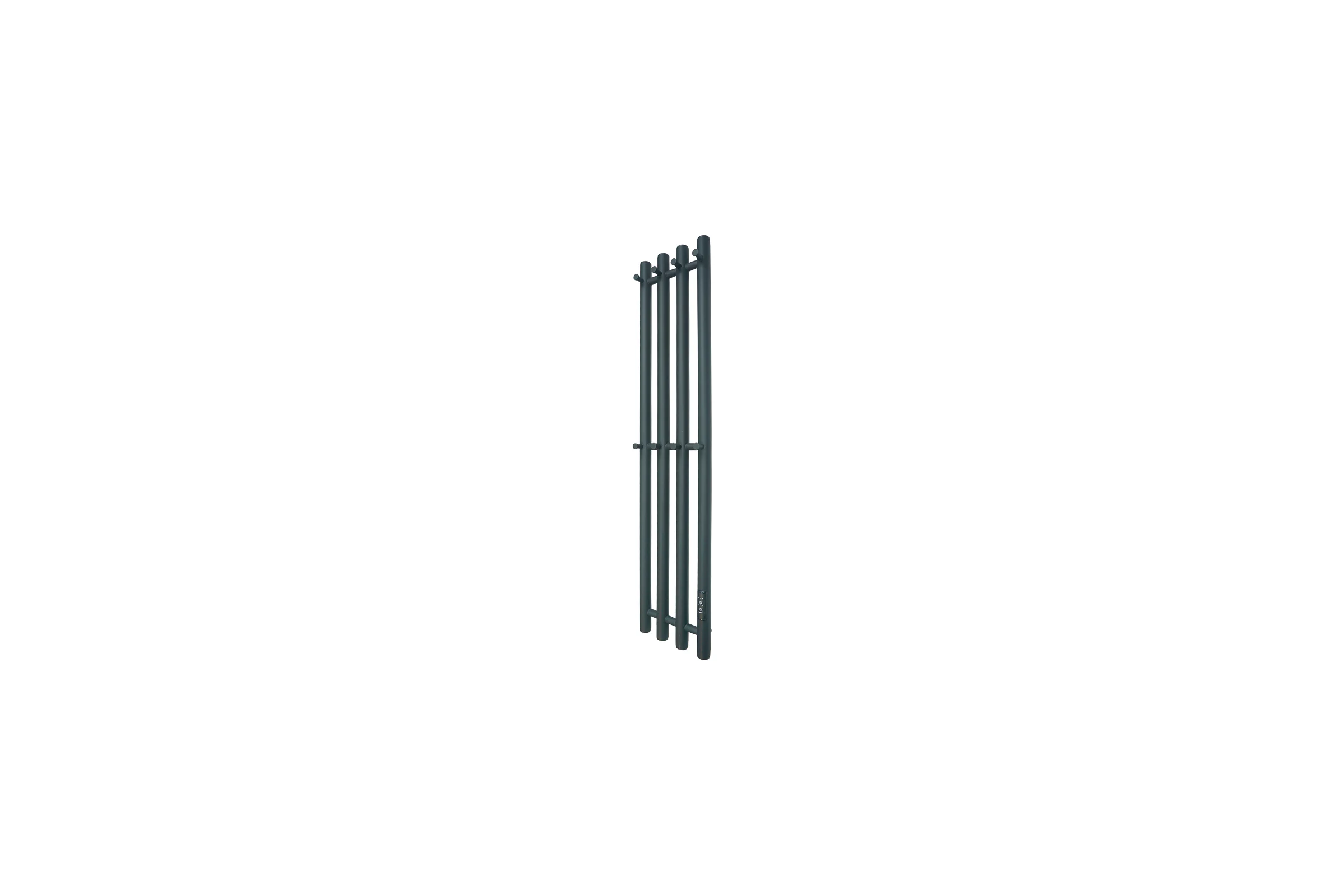 Полотенцесушитель Melodia della vita Blues Electro Ferrum 100x21 П4 8 крючков MTRBEF10021bk черный 18302