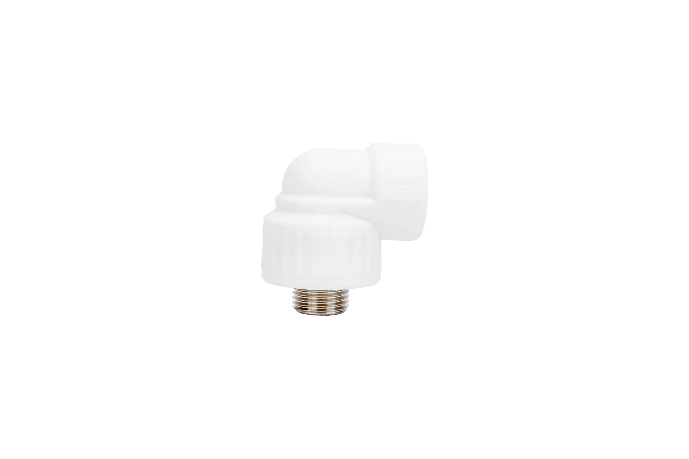 Комбинированный угольник VALFEX PP-R белый, 25х1/2 дюйма НР 10126125 127-0594