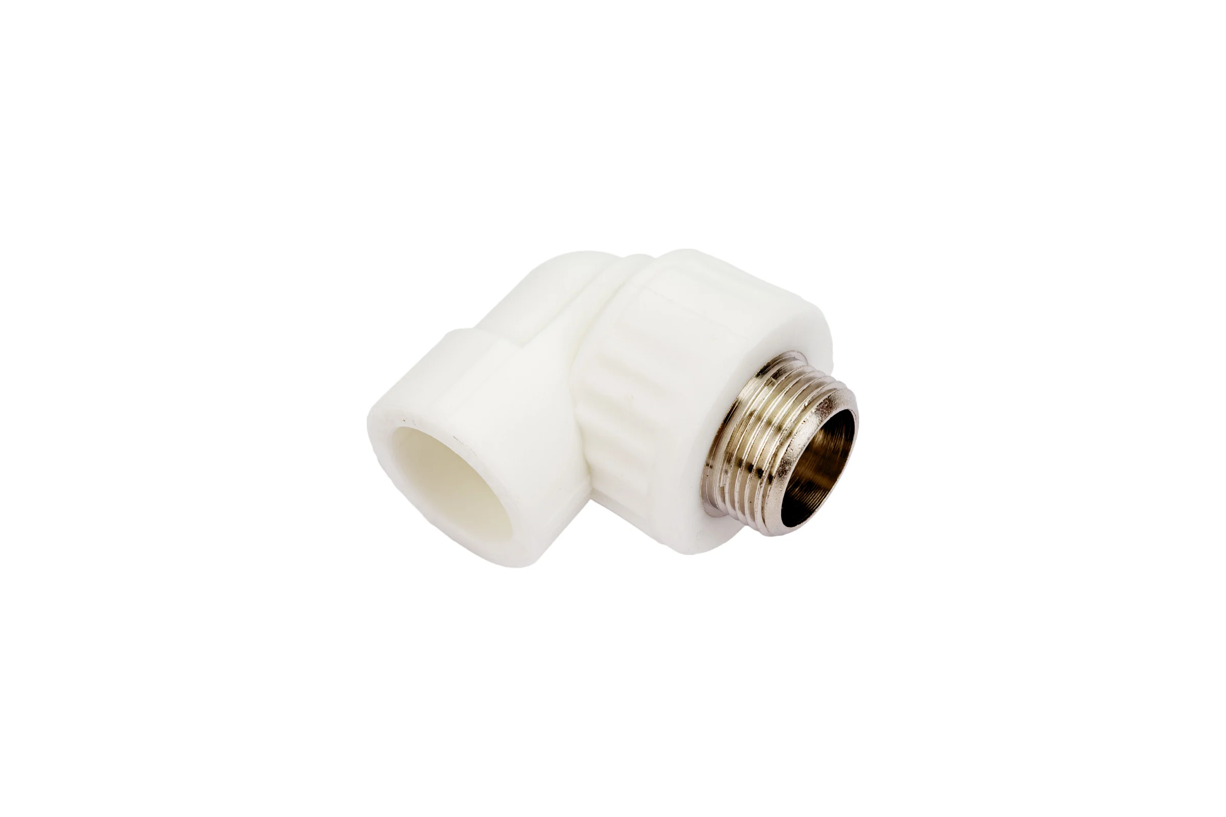 Комбинированный угольник VALFEX PP-R белый, 25х3/4 дюйма НР 10126025 127-0595