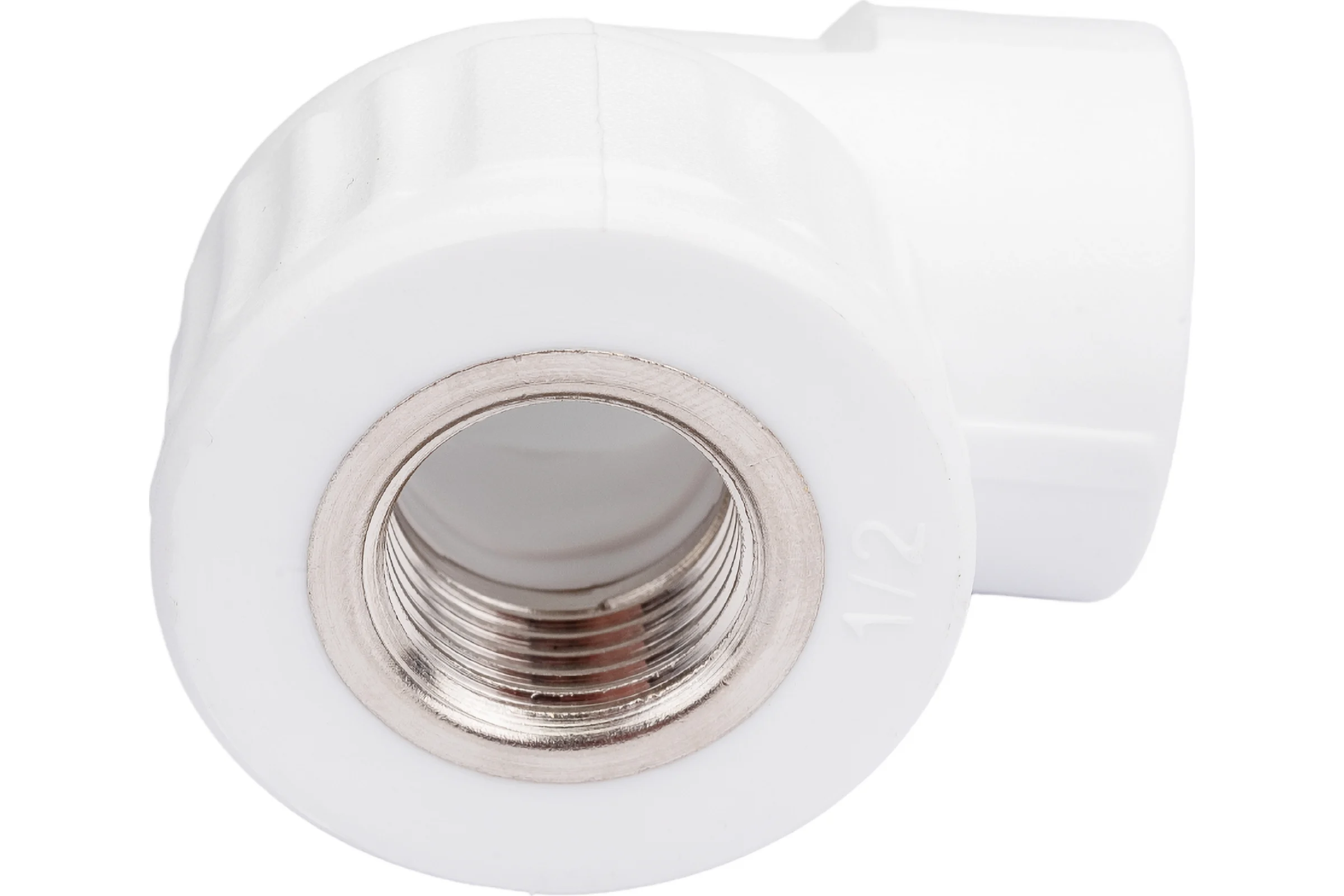 Комбинированный угольник VALFEX PP-R белый, 25х1/2 дюйма ВР 10125125 127-0588
