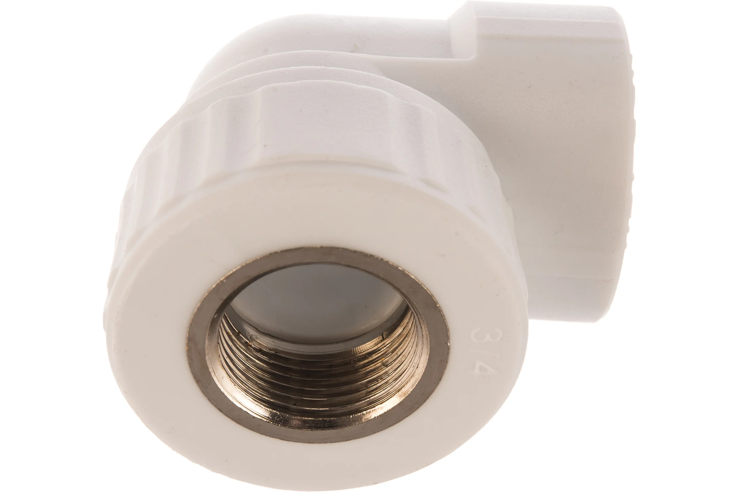 Комбинированный угольник VALFEX PP-R белый, 32х3/4 дюйма ВР 10125132 127-0590