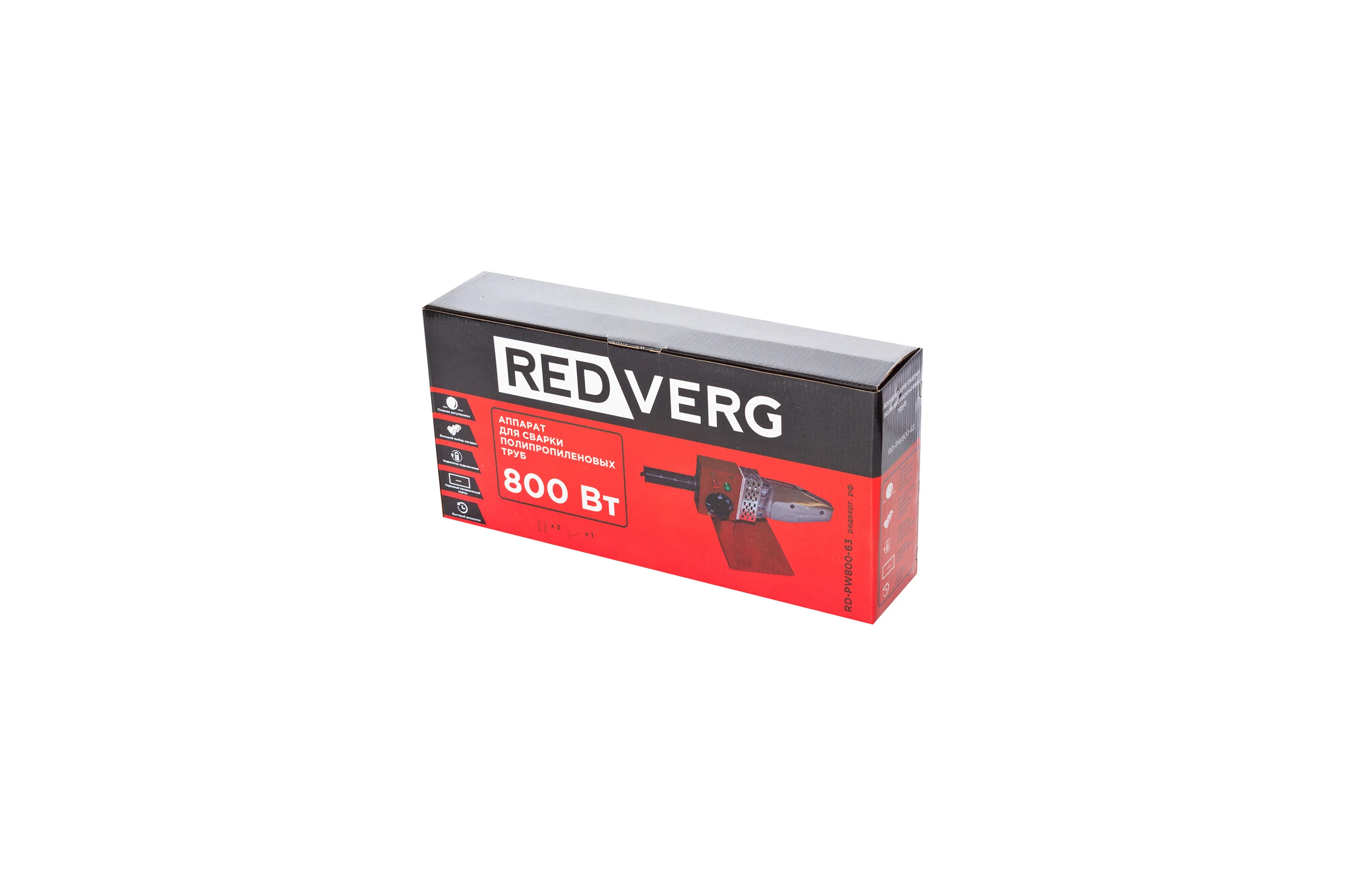 Аппарат для сварки полипропиленовых труб REDVERG RD-PW800-63 6614159