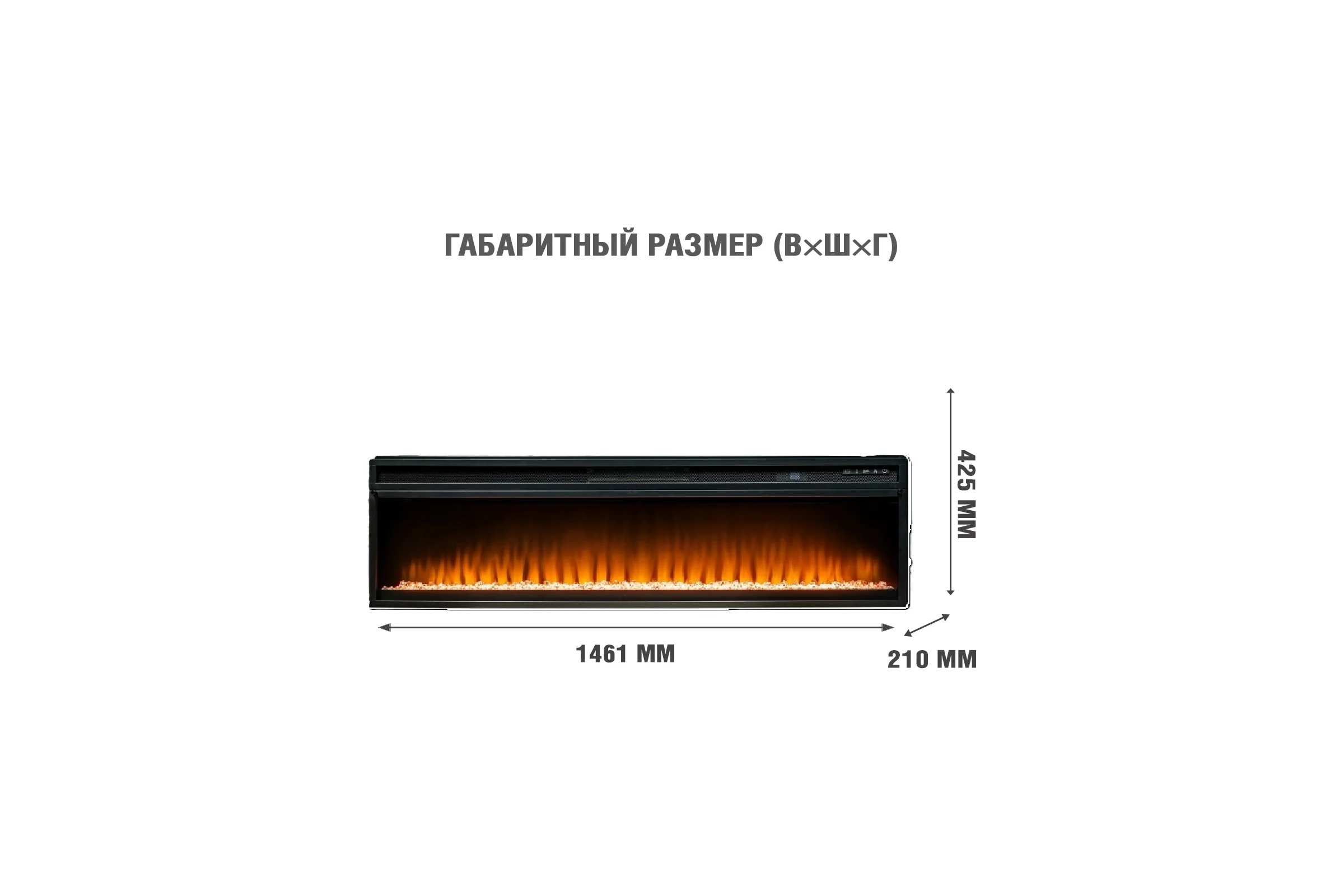 Каминокомплект Royal Flame Line разборный (concrete) портал и очаг vision 60 led 64954159