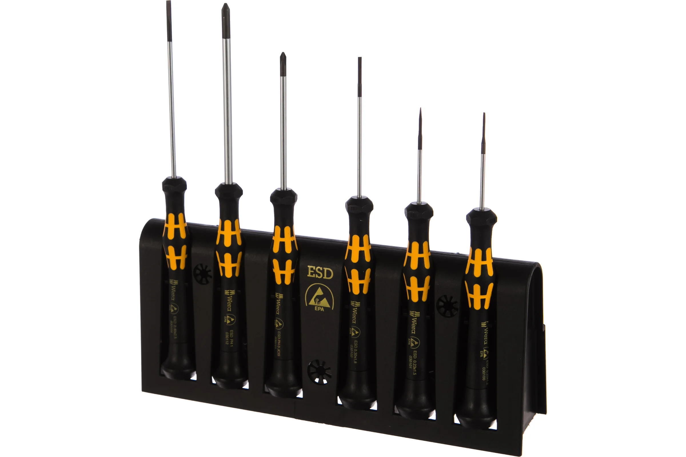Набор отверток Wera A/6 Electronics Screwdriver Set+Rack 6 шт. WE-030170