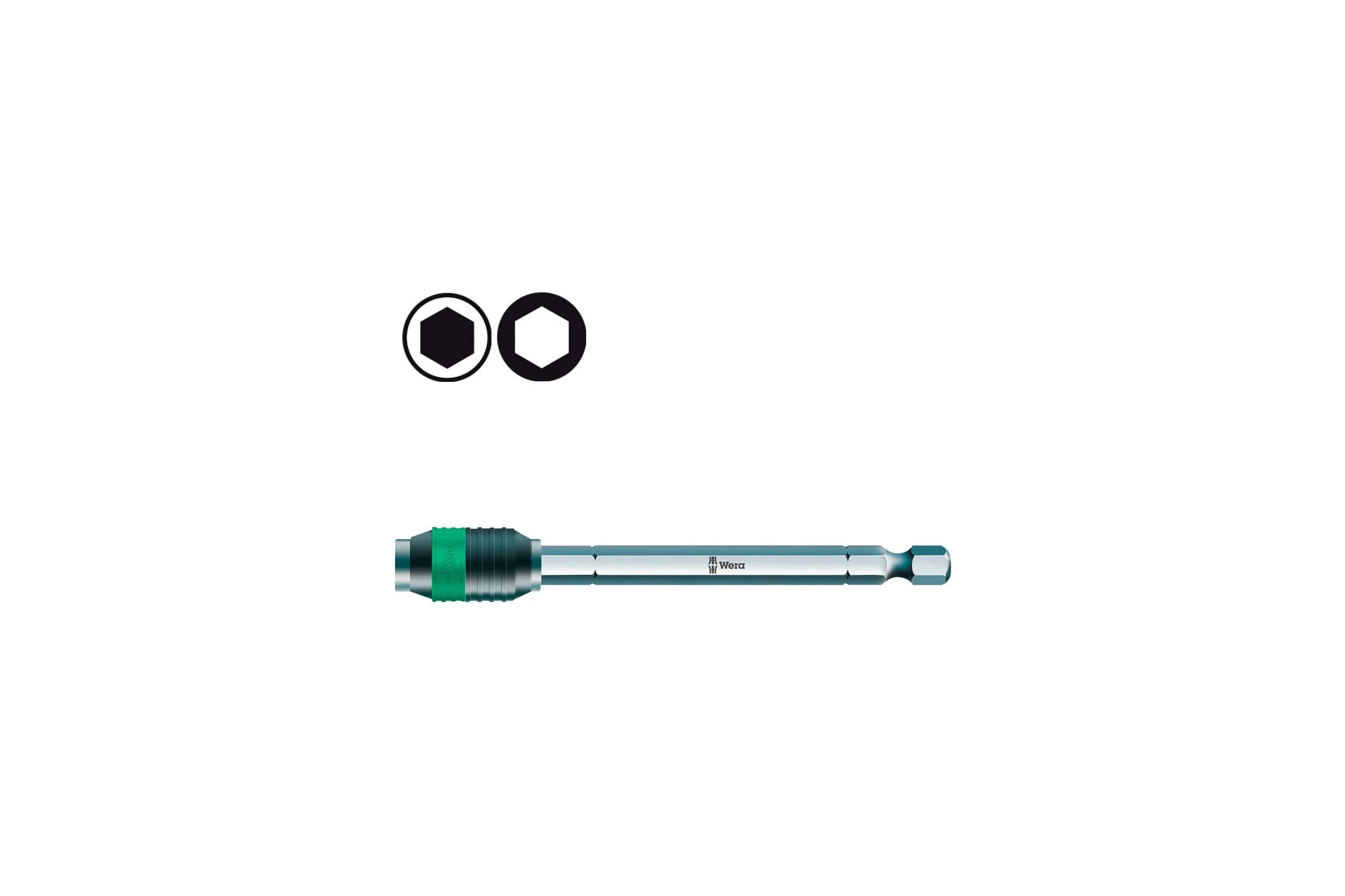 Битодержатель 889/4 R Rapidaptor 1/4"x100 мм Wera WE-052504