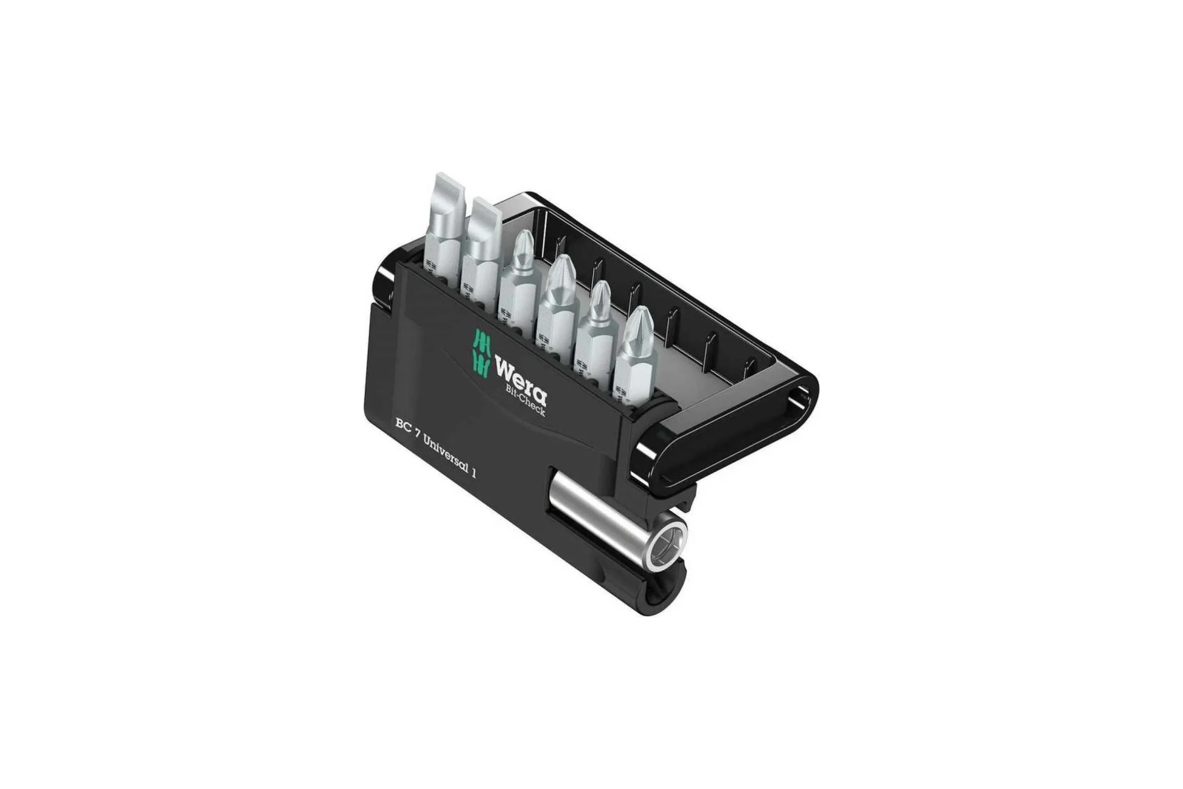 Набор бит Wera Mini-Check 7 Universal 1 с битодержателем, 7 пр., 1/4 C6.3 WE-056295