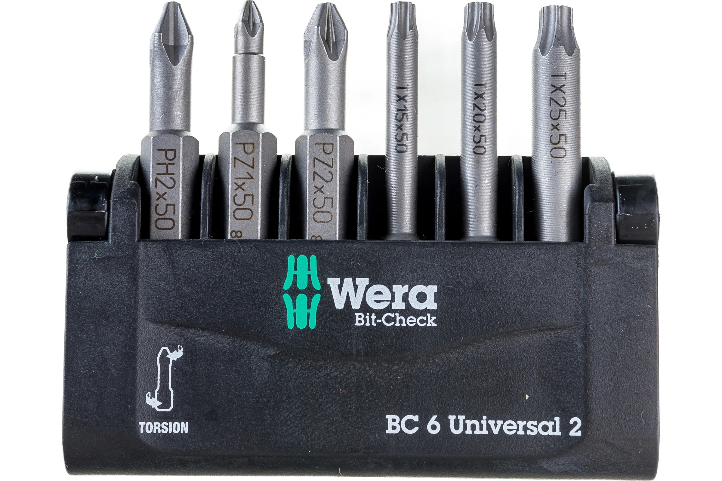 Набор бит Wera 851/4 TZ PH 2/50 мм+855/4+867/4 WE-056473