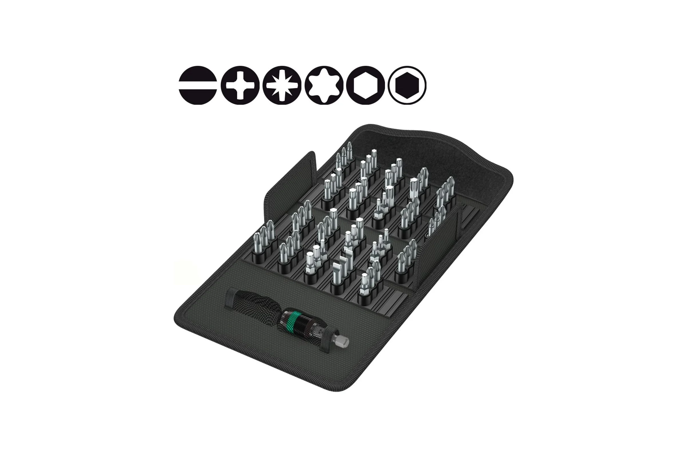 Набор бит Wera 8600/889-60TZ BIT-SAFE WE-057122