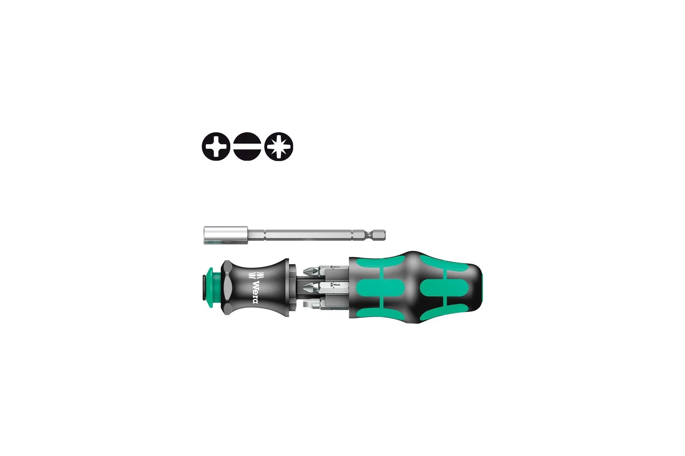 Битодержатель+Биты Wera Kraftform Kompakt 28 SB WE-073240