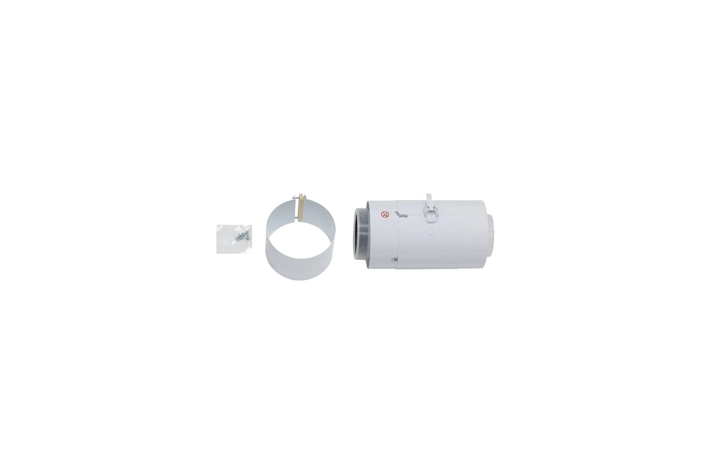 Участок трубы Vaillant 80/125 с ревизионным отверстием 303218 RAN30G1E0HP77E