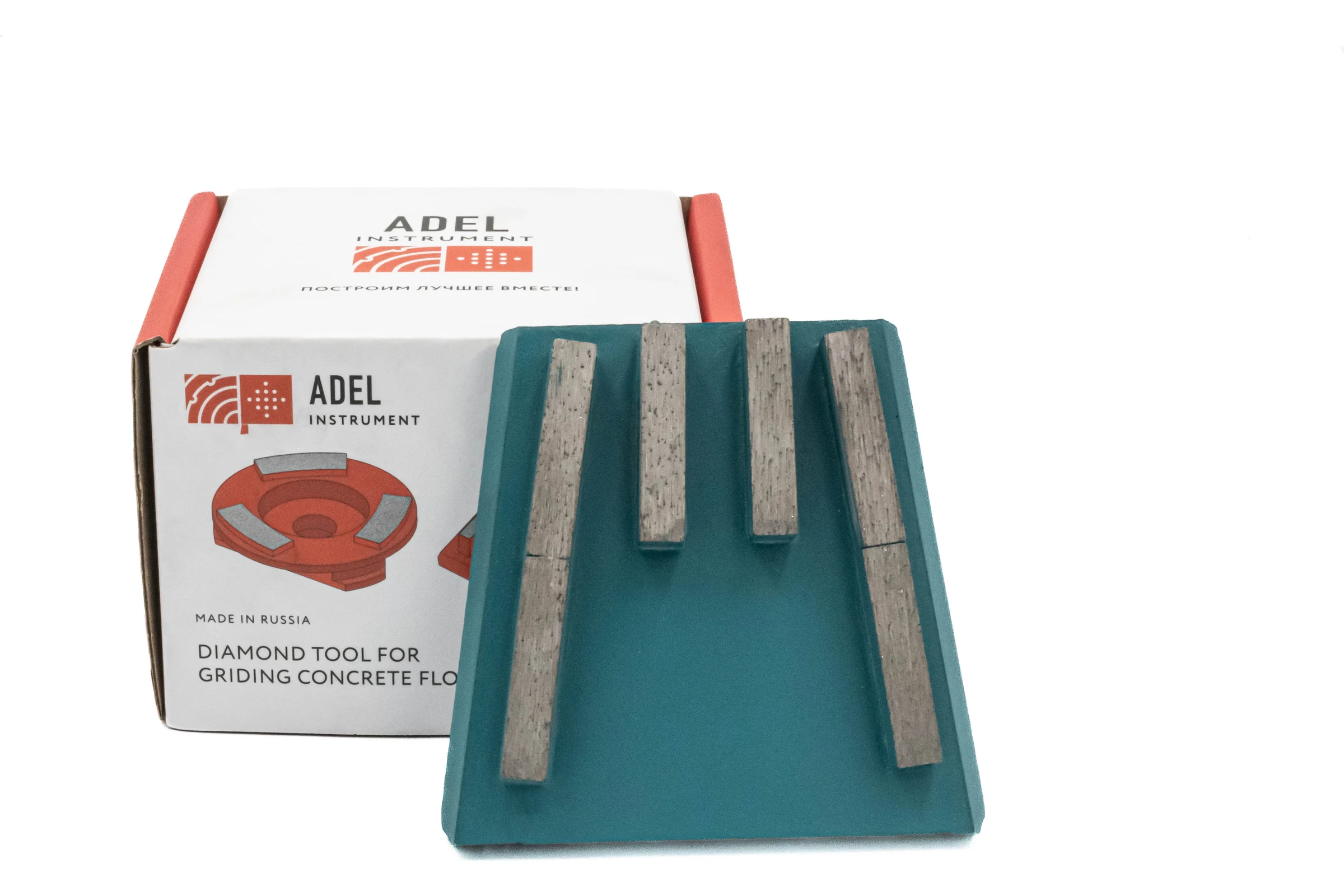Франкфурт алмазный GFB1 40x8x10 мм, R/6 (50 grit) Adel Instrument AI-1606010101