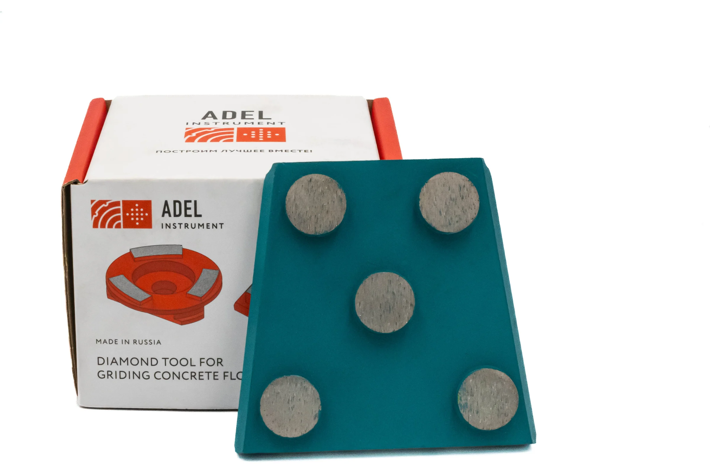 Франкфурт алмазный GFB1 20x20x6 мм, C/5 (50 grit) Adel Instrument AI-1606060201