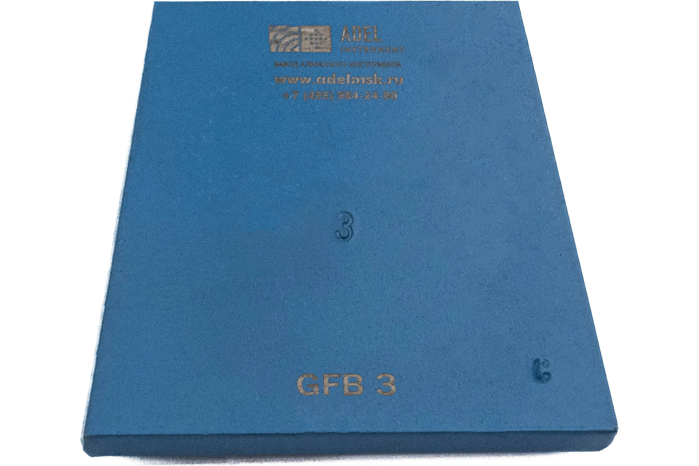 Франкфурт алмазный GFB3 20x20x6 мм, C/5 (200 grit) Adel Instrument AI-1608060201