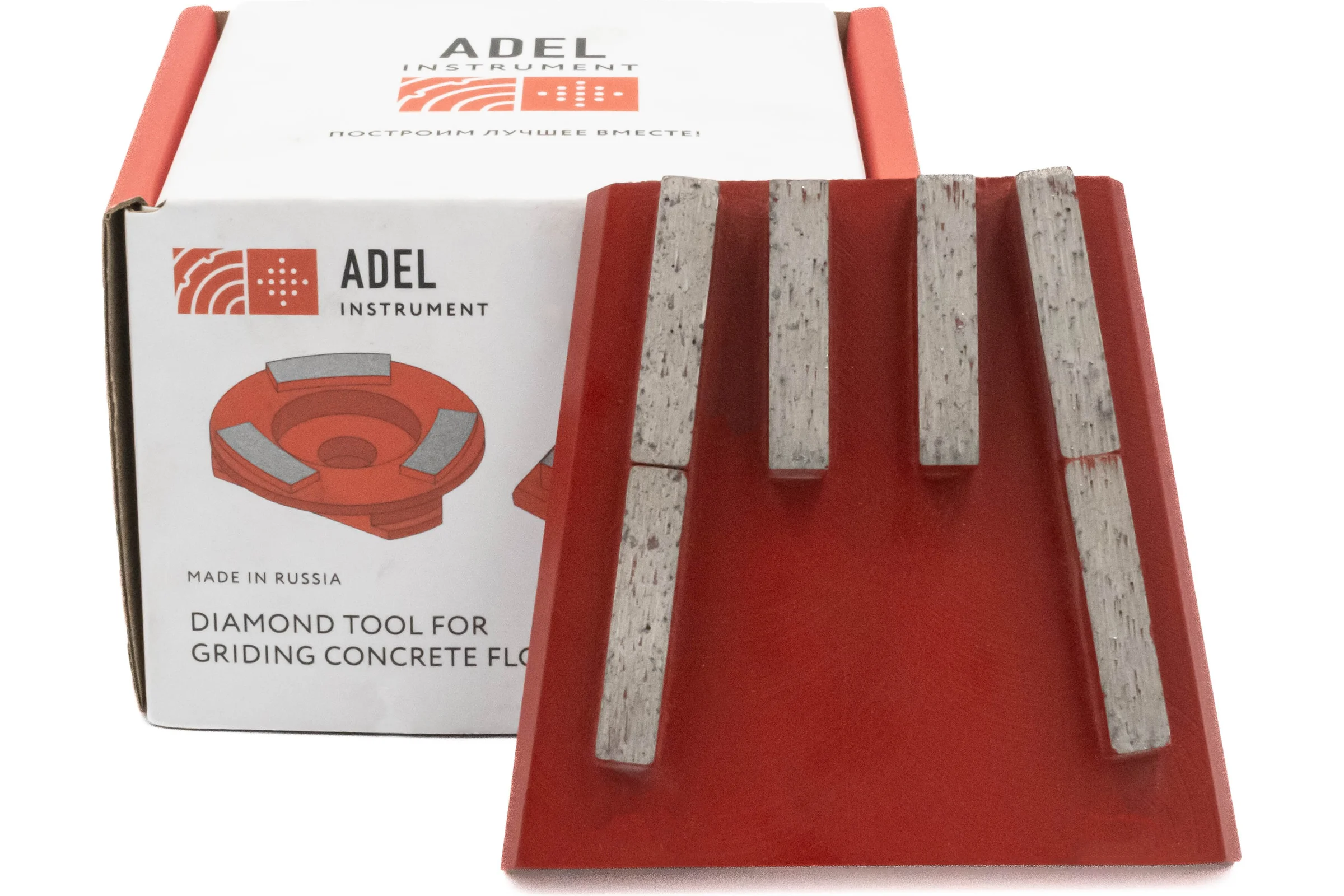 Франкфурт алмазный GFB00 40x8x10 мм, R/6 (12 grit) Adel Instrument AI-1603010101