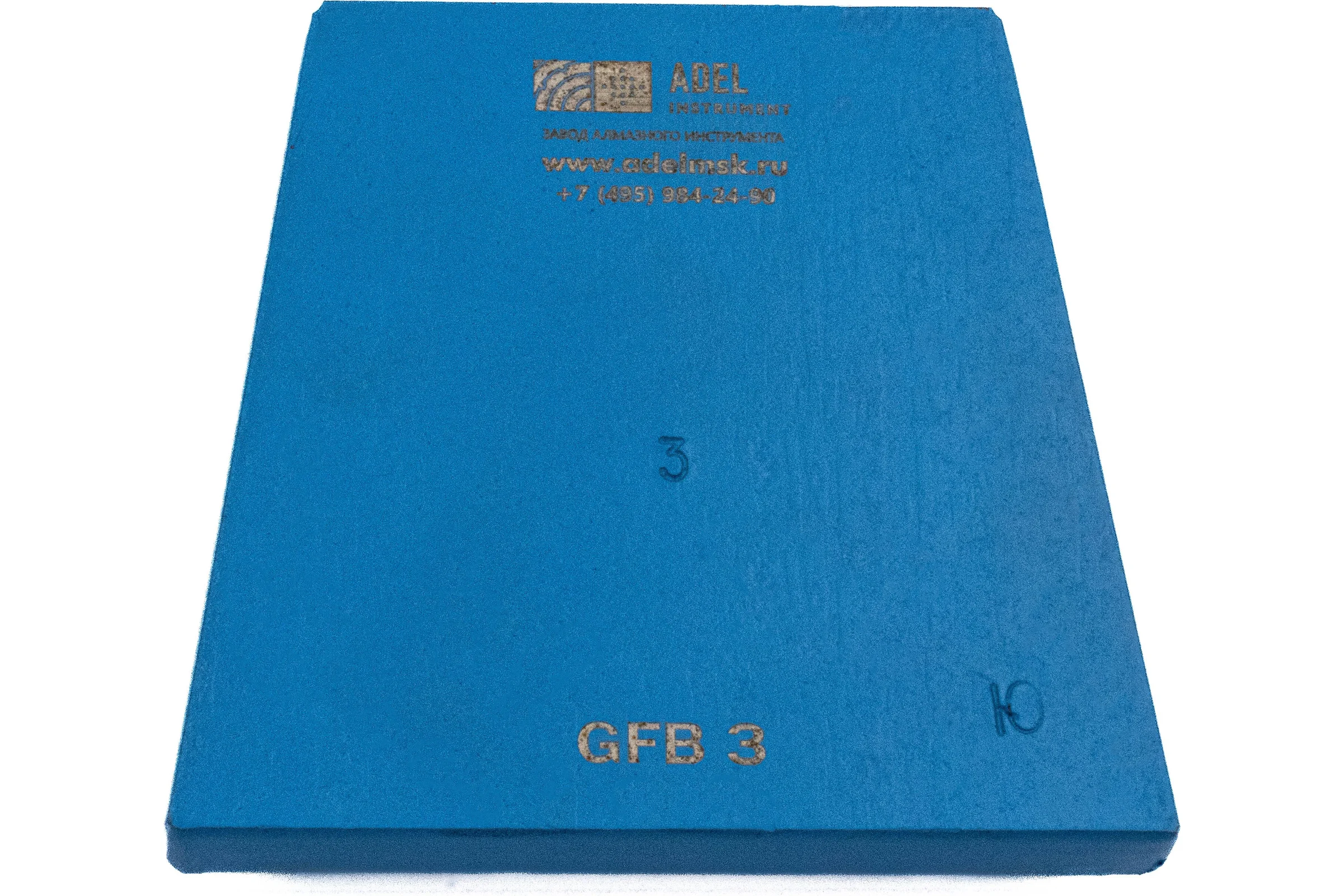 Франкфурт алмазный GFB3 40x8x10 мм, R/6 (200 grit) Adel Instrument AI-1608010101