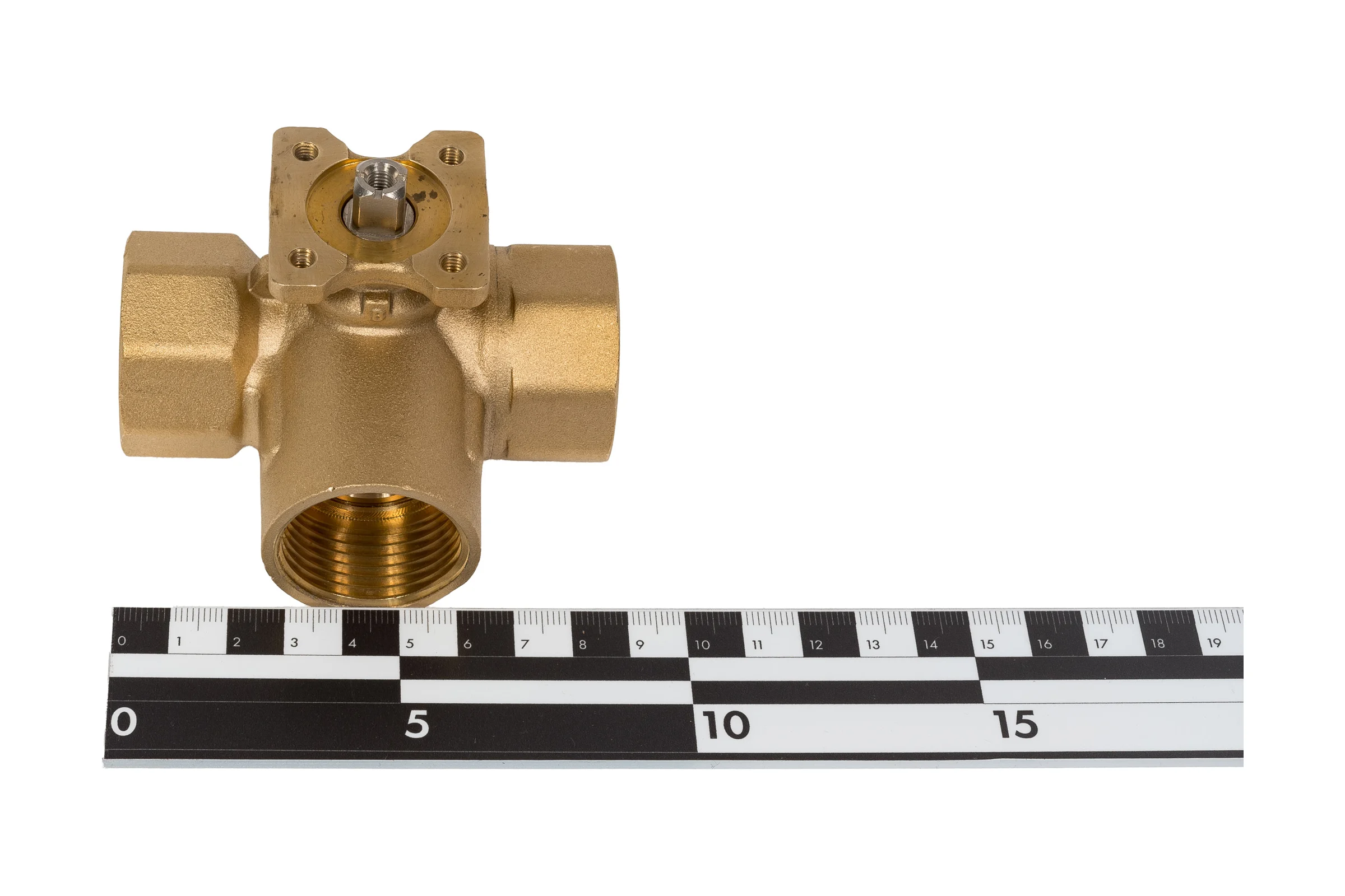 Клапан шаровой трехходовой BVM 3-way DN25-KVS16.0 (BVM) 3-way DN25-KVS16.0