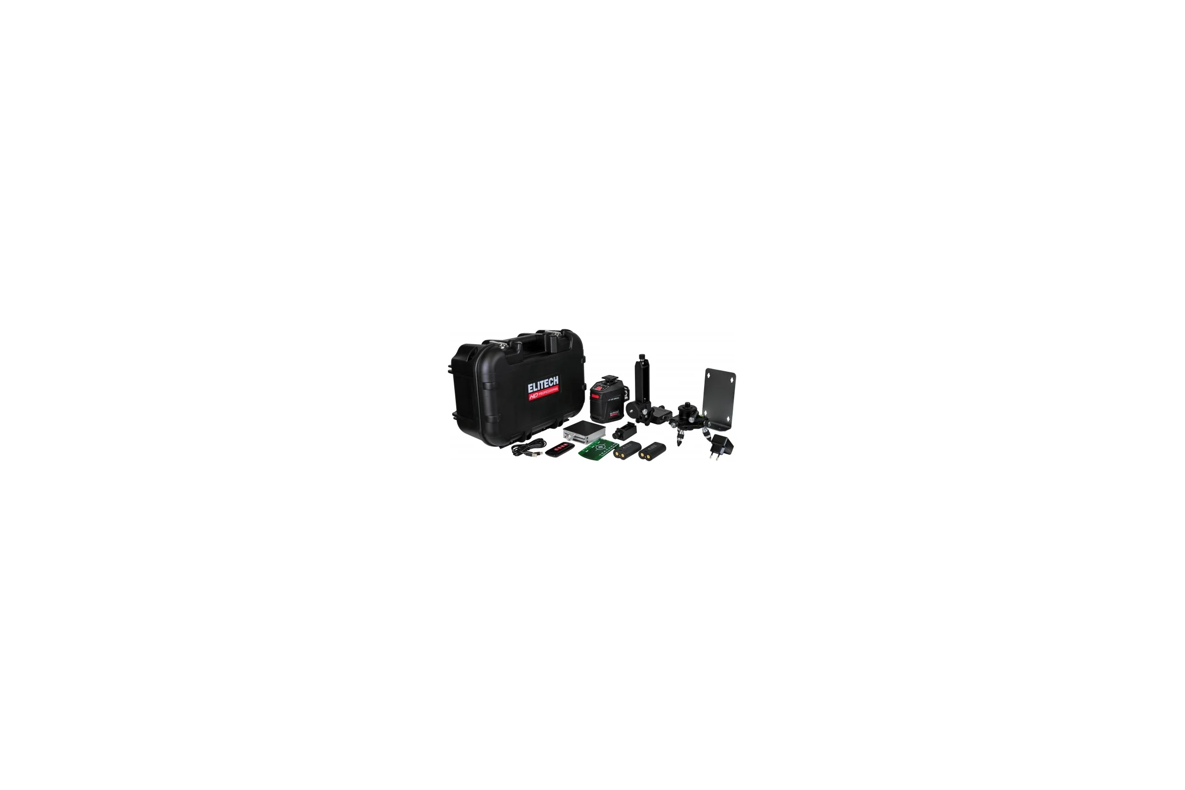 Лазерный нивелир Elitech HD LN 12D GREEN (12 лучей, 20м) 204736