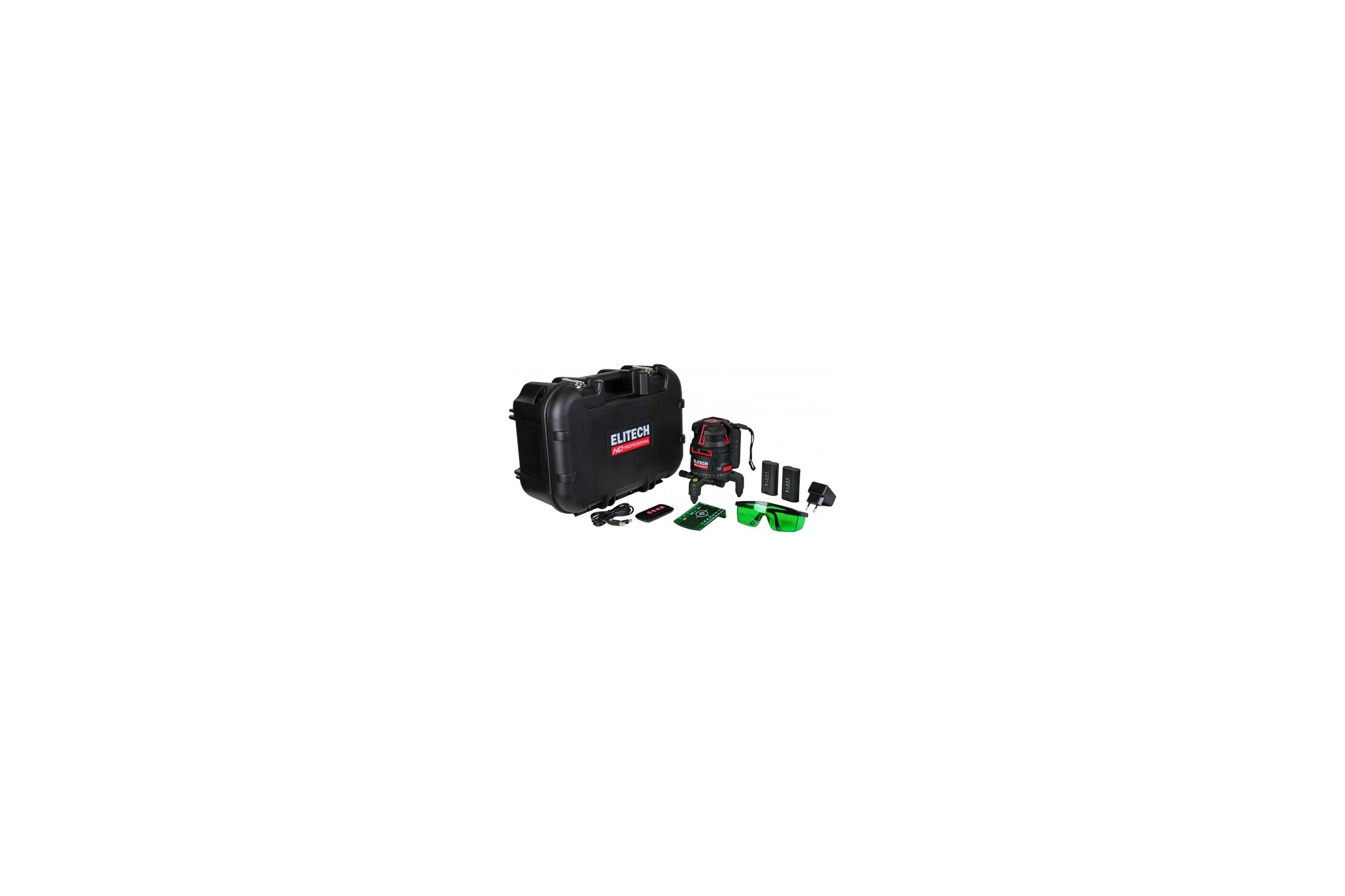 Лазерный нивелир Elitech hd ln 5d green 204734