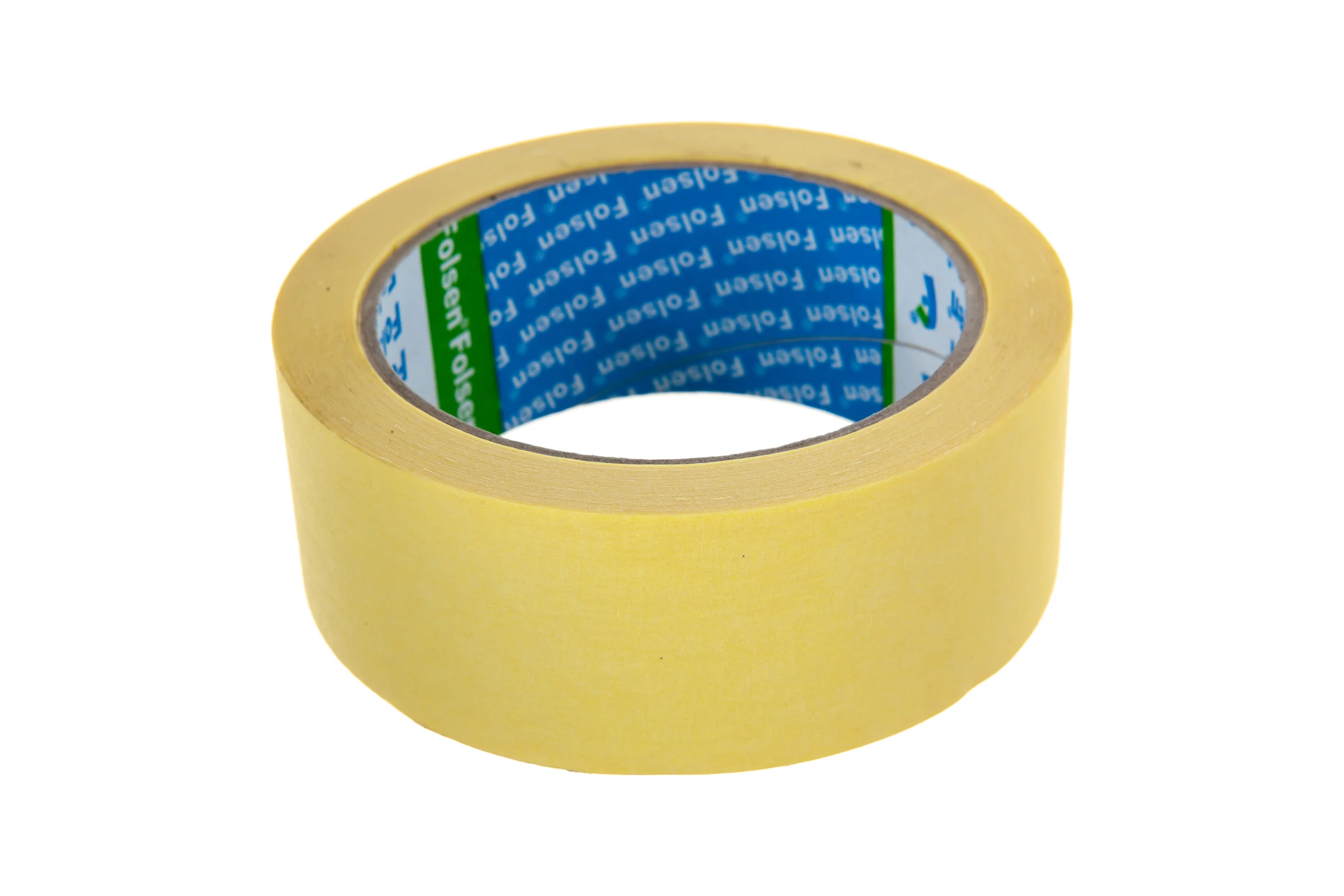Малярная лента FOLSEN желтая, 60C, 38мм x 35м 0213538