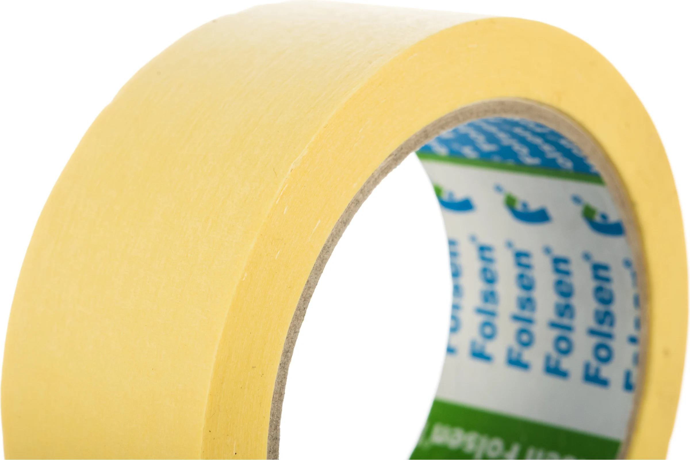 Малярная лента FOLSEN желтая, 60C, 38мм x 35м 0213538