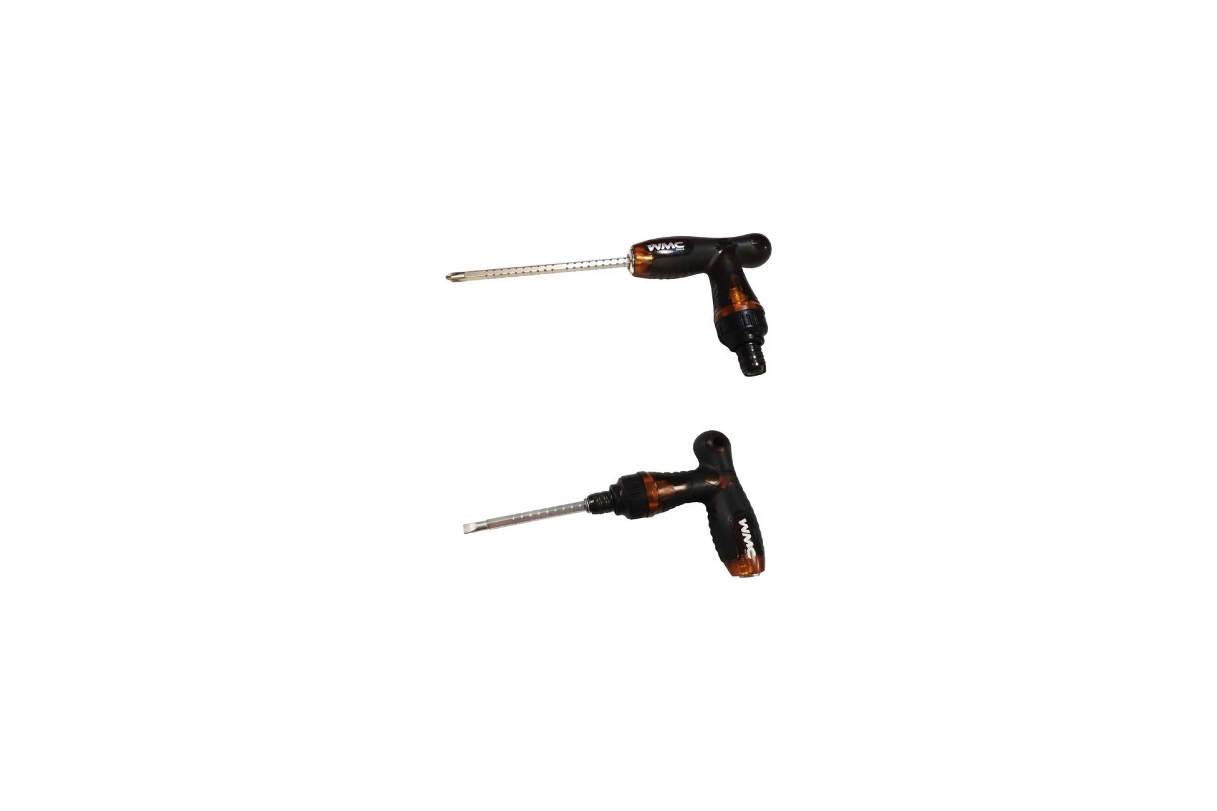 Отвертка WMC Tools WMC-8152LR T-образная телескоп. переставная 2в1, на пластиковом держателе WMC-8152LR