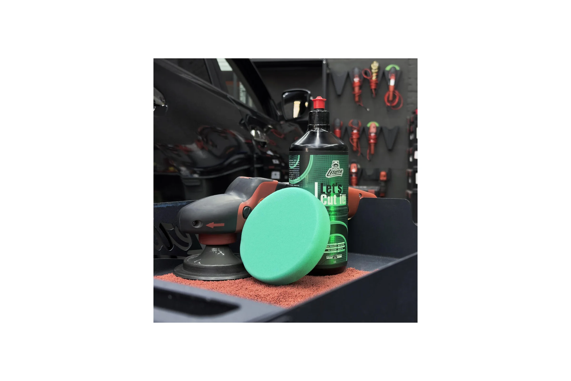 Полировальник твердый зеленый роторный 130 мм ROH130 LERATON PS-011.795