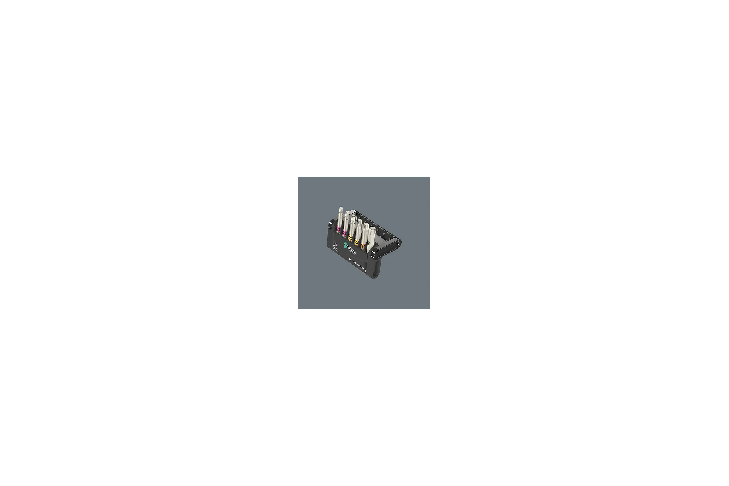 Набор бит для работ по дереву Bit-Check 6 Wood TORX HF 1 SB,  6 предметов, 1/4", 50 мм, TX 2x20, 2x25, 30, 40 WERA WE-073639