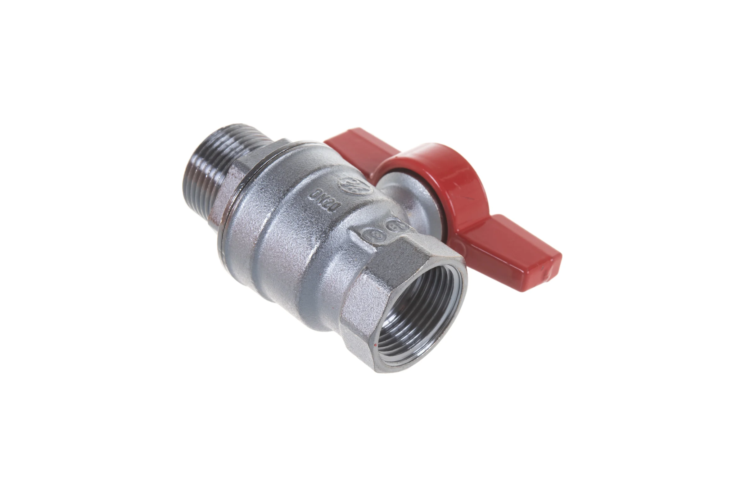 Шаровой кран Giacomini латунь хром R854 20 Ру35 ВР/НР бабочка R854X024 007-5502
