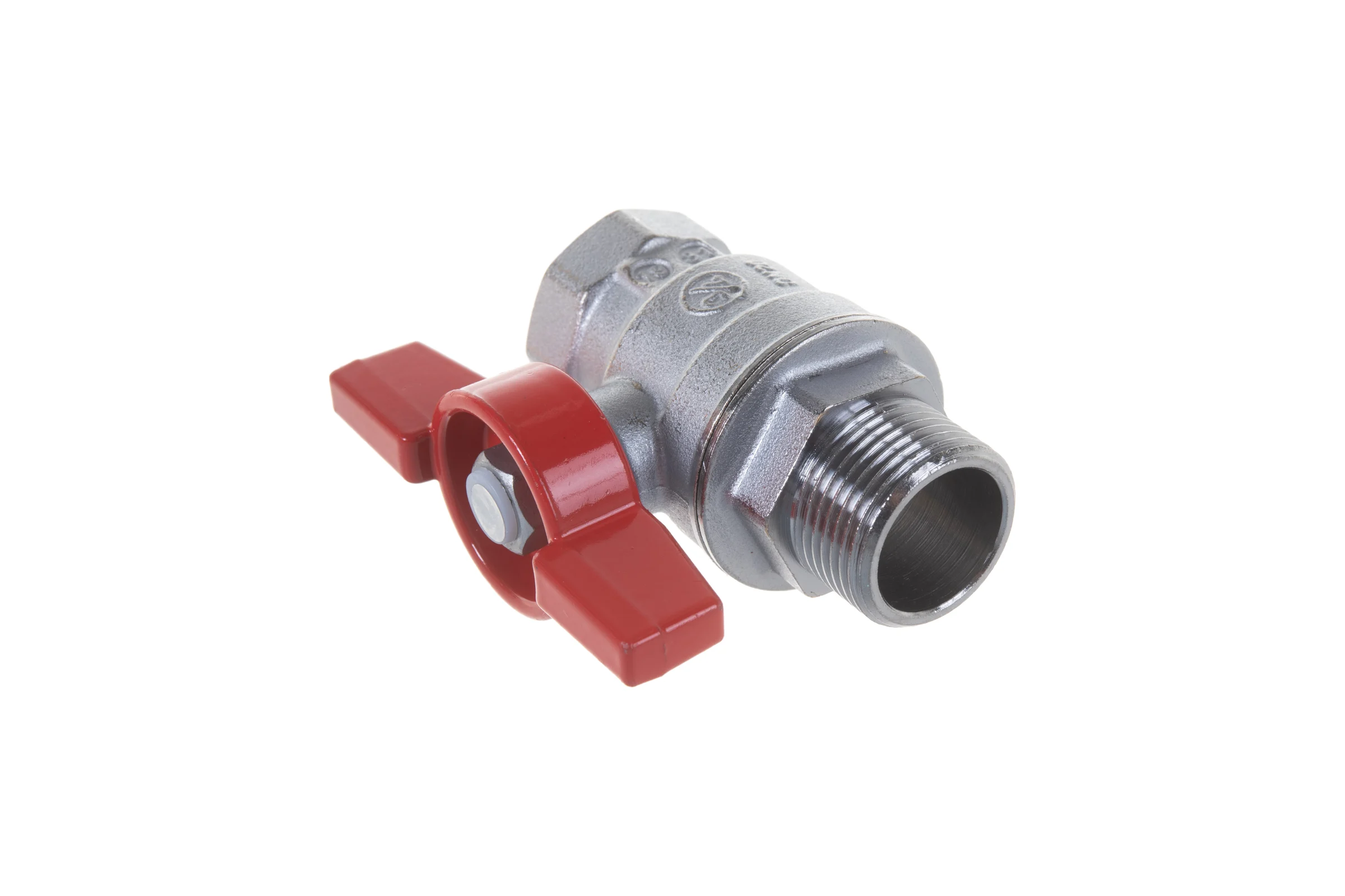 Шаровой кран Giacomini латунь хром R854 20 Ру35 ВР/НР бабочка R854X024 007-5502
