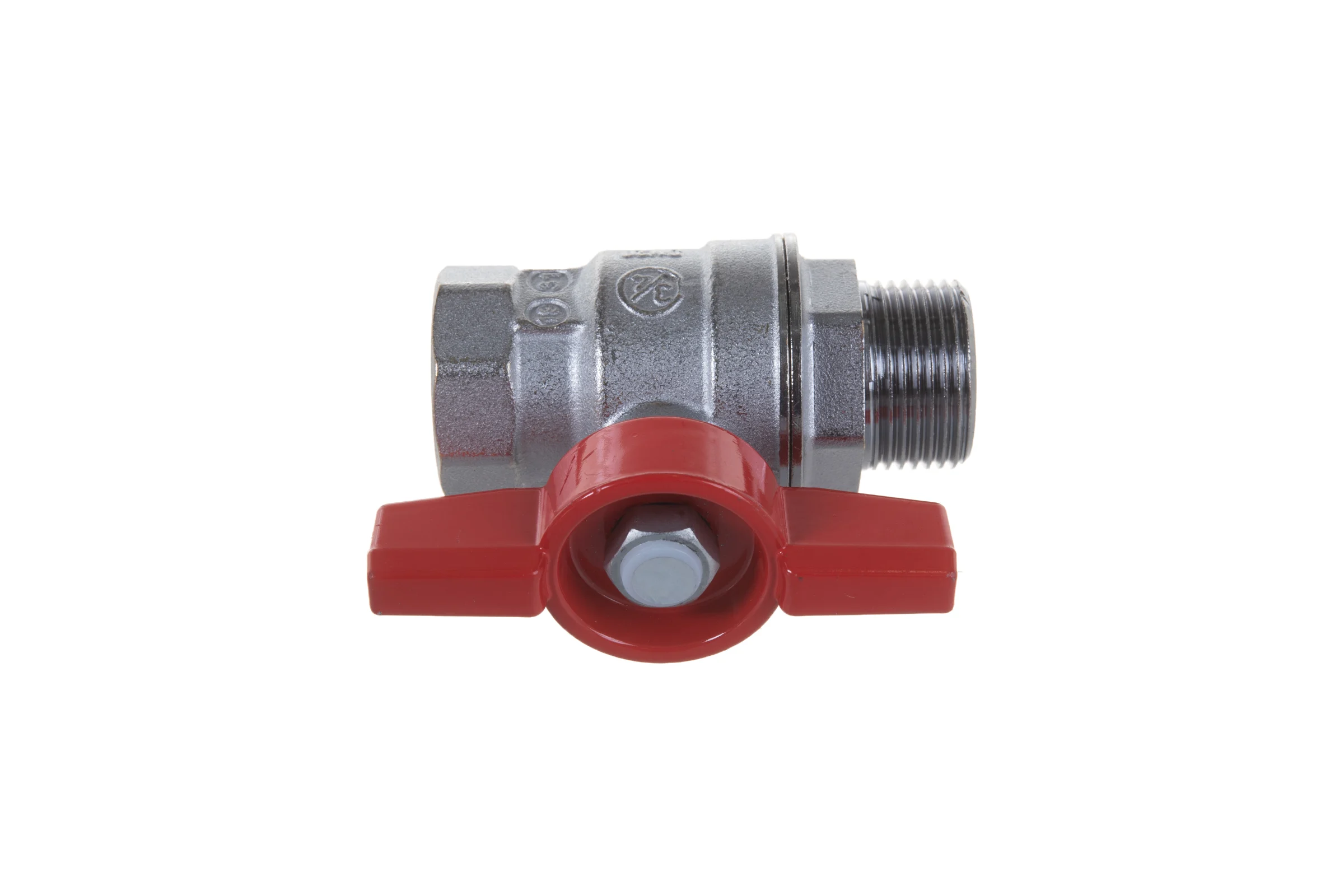 Шаровой кран Giacomini латунь хром R854 20 Ру35 ВР/НР бабочка R854X024 007-5502